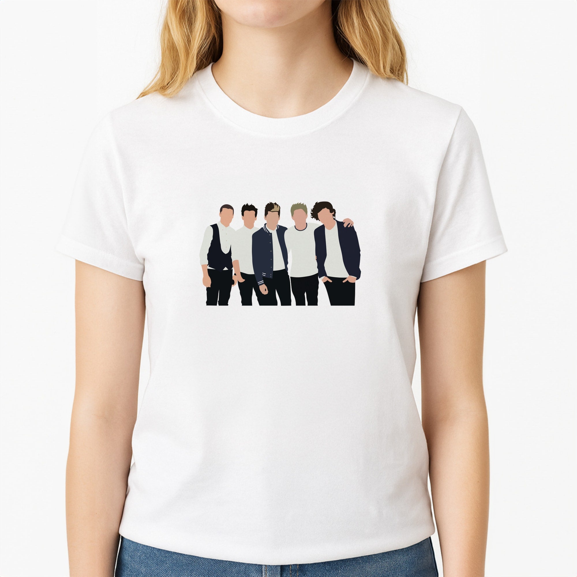 Old Members Unisex T-Shirt, worn by a female model