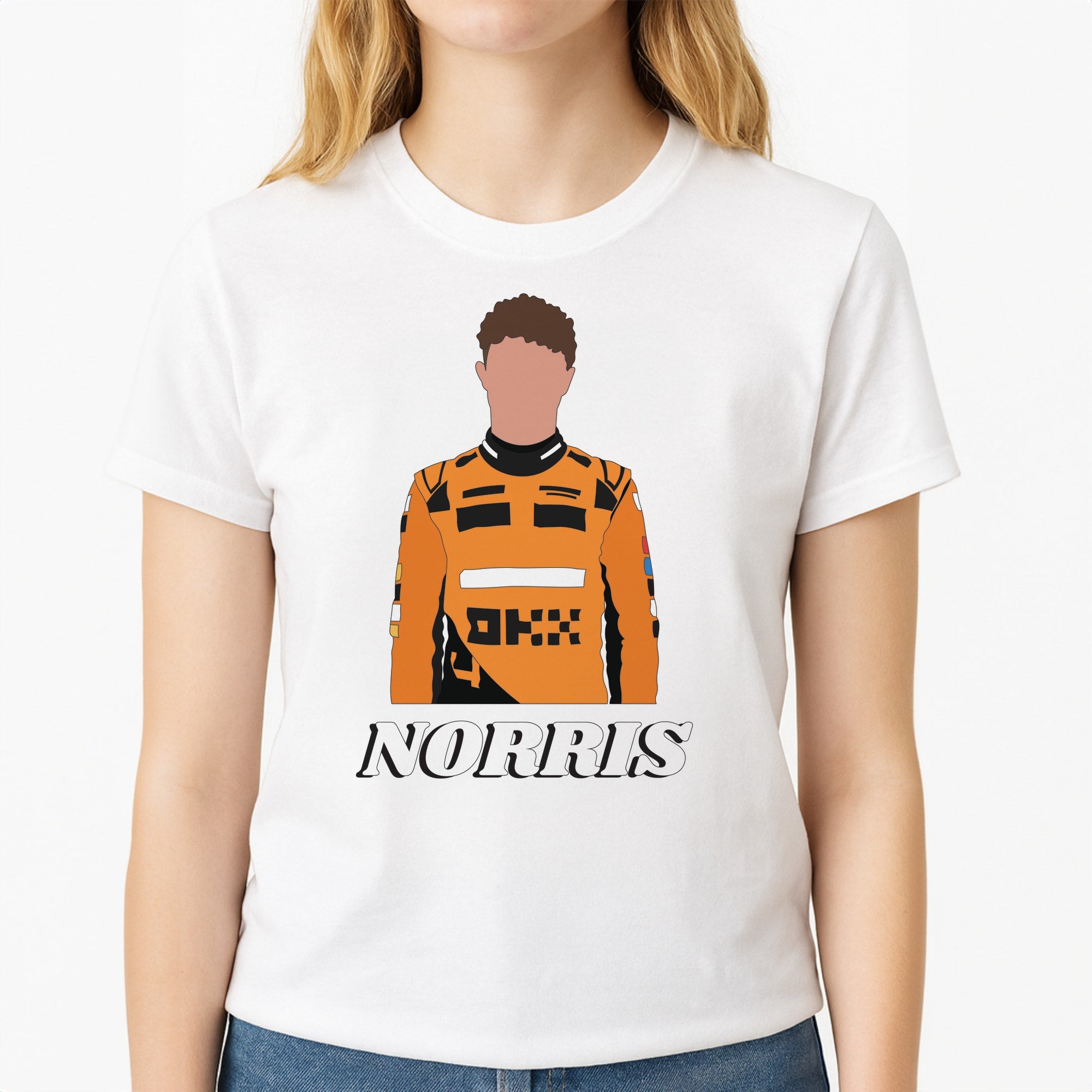 Norris Unisex T-Shirt, worn by a female model
