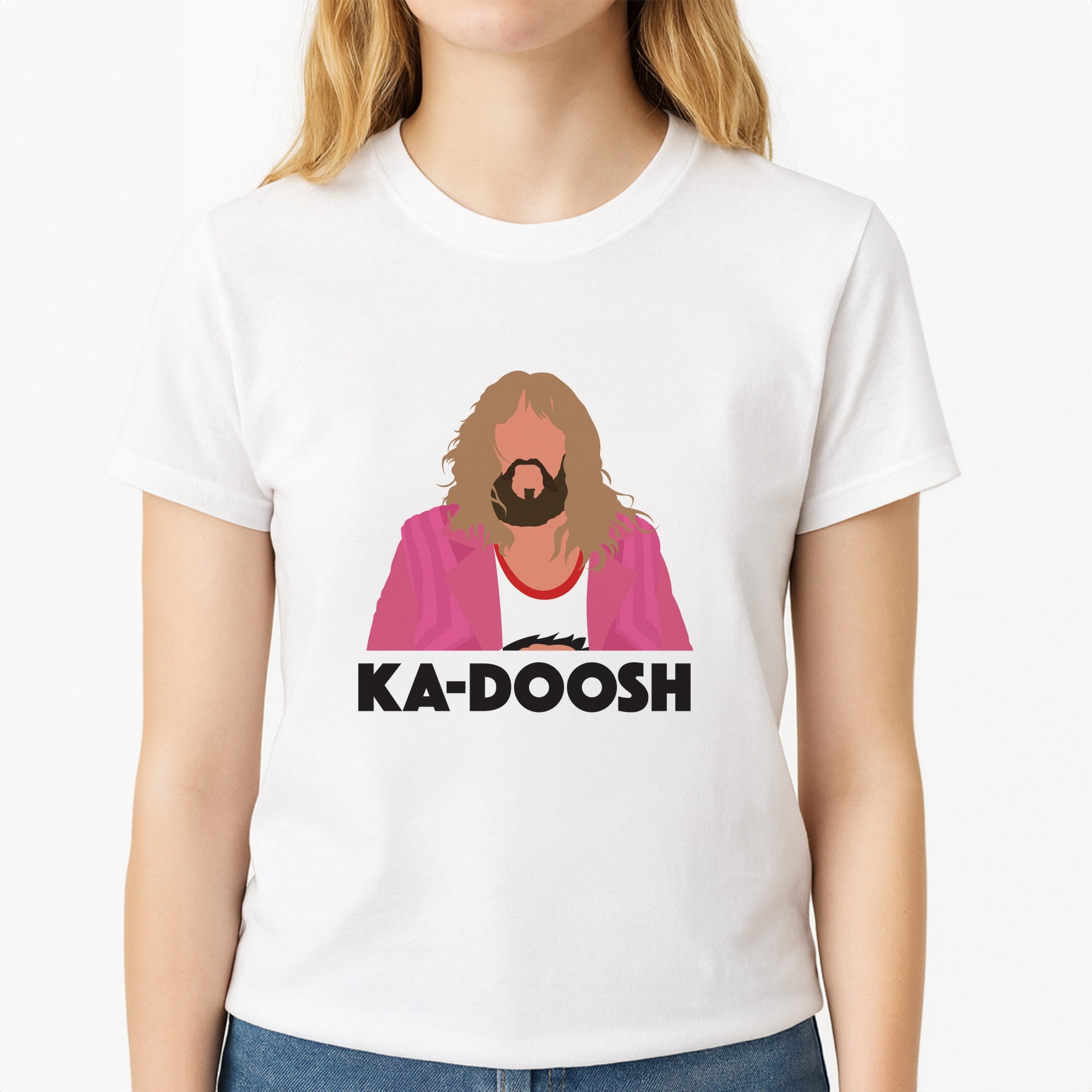 Ka-Doosh Unisex T-Shirt, worn by a female model
