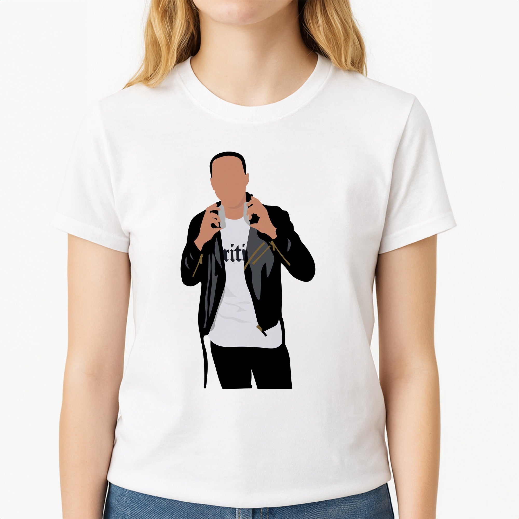 Marvin Humes Unisex T-Shirt, worn by a female model