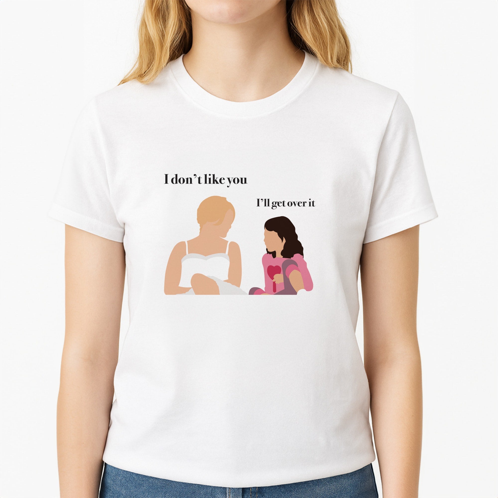 I'll Get Over It Unisex T-Shirt, worn by a female model