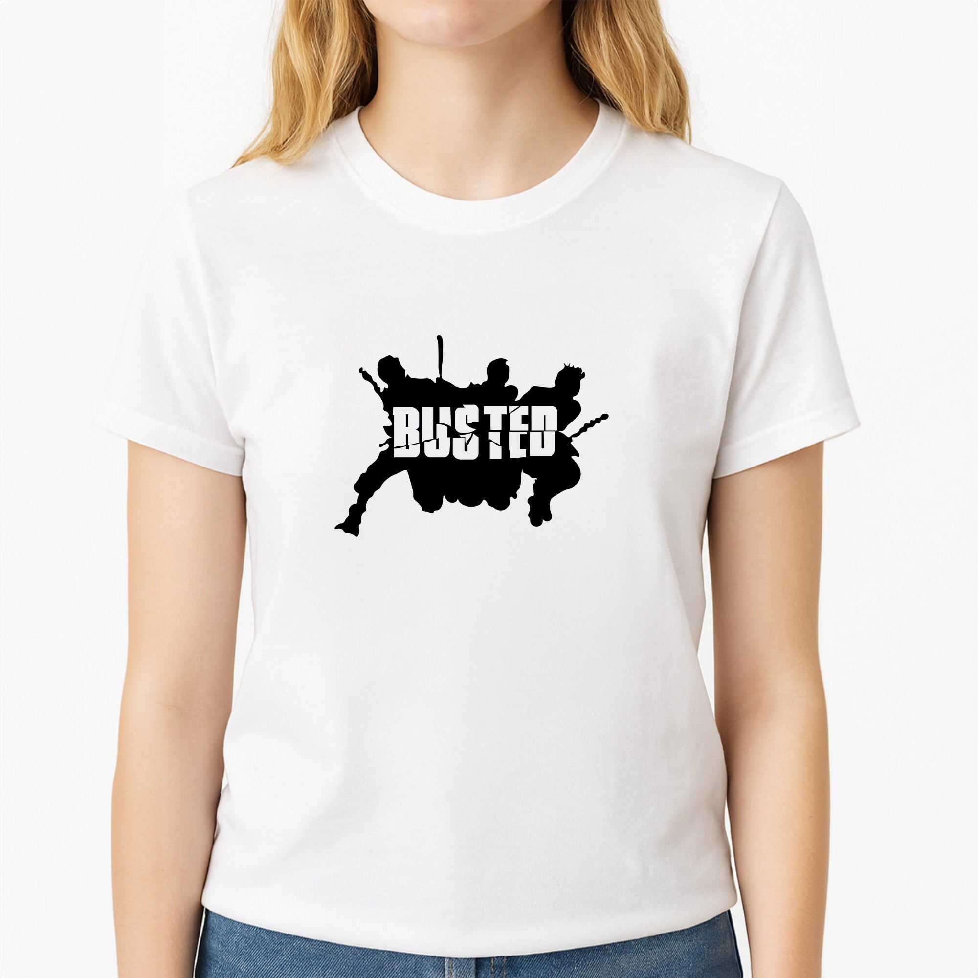 Splatter Text - Bust Band T-Shirt