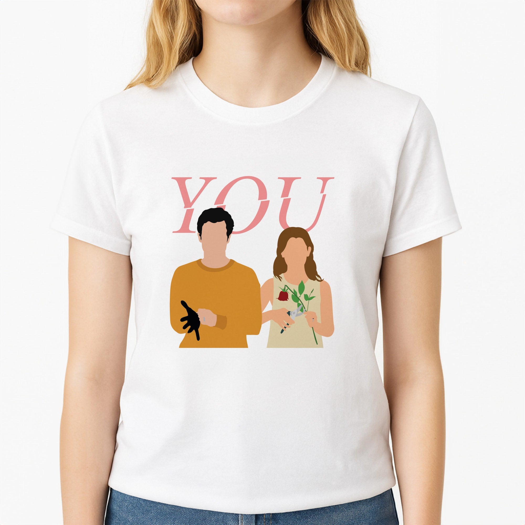 Love And Joe Unisex T-Shirt, worn by a female model