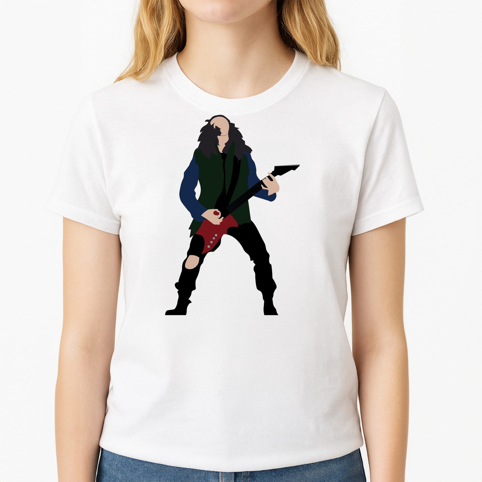 Eddie Munson Playing Guitar T-Shirt