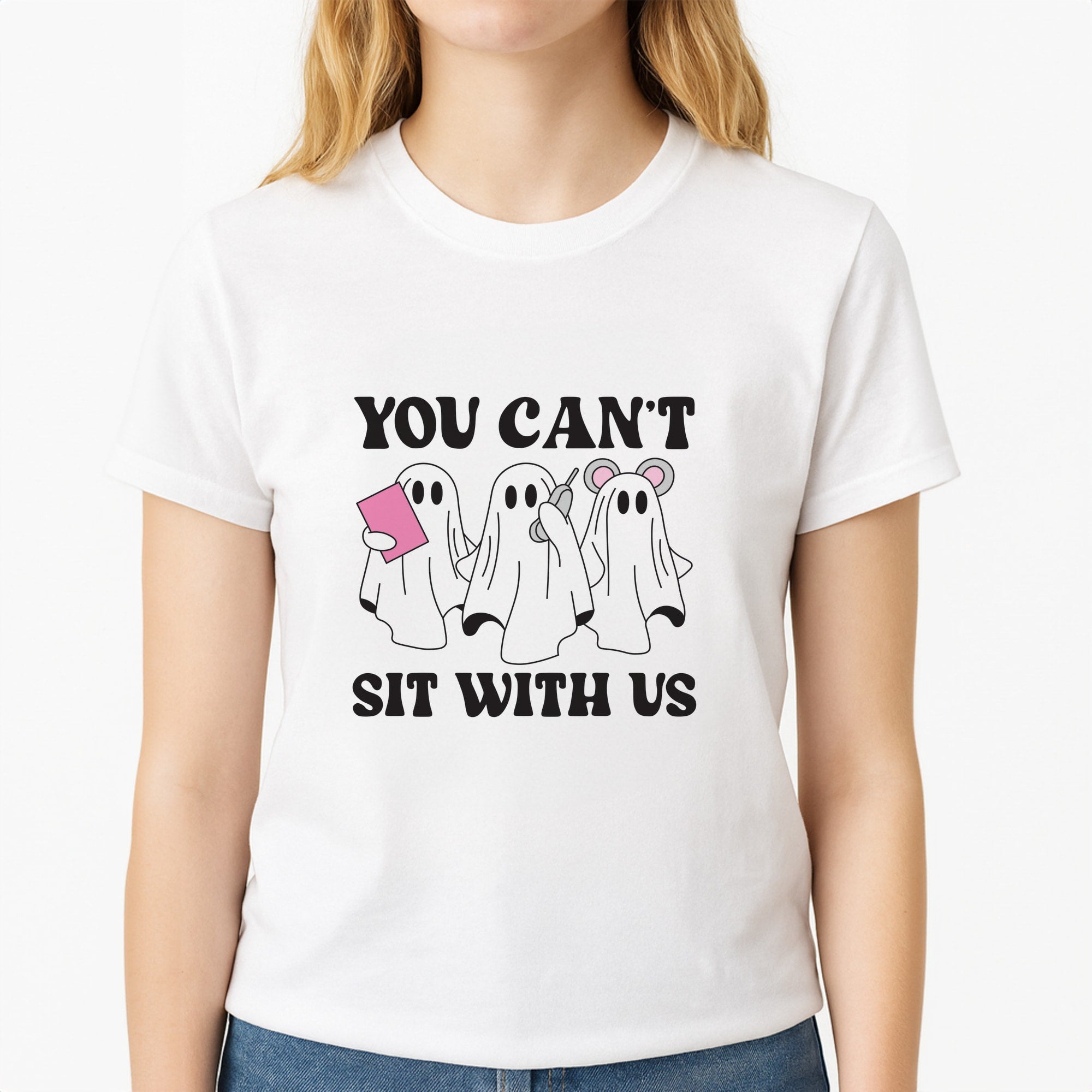 You Can't Sit With Us Ghosts - Mean Girls Women's T-Shirt