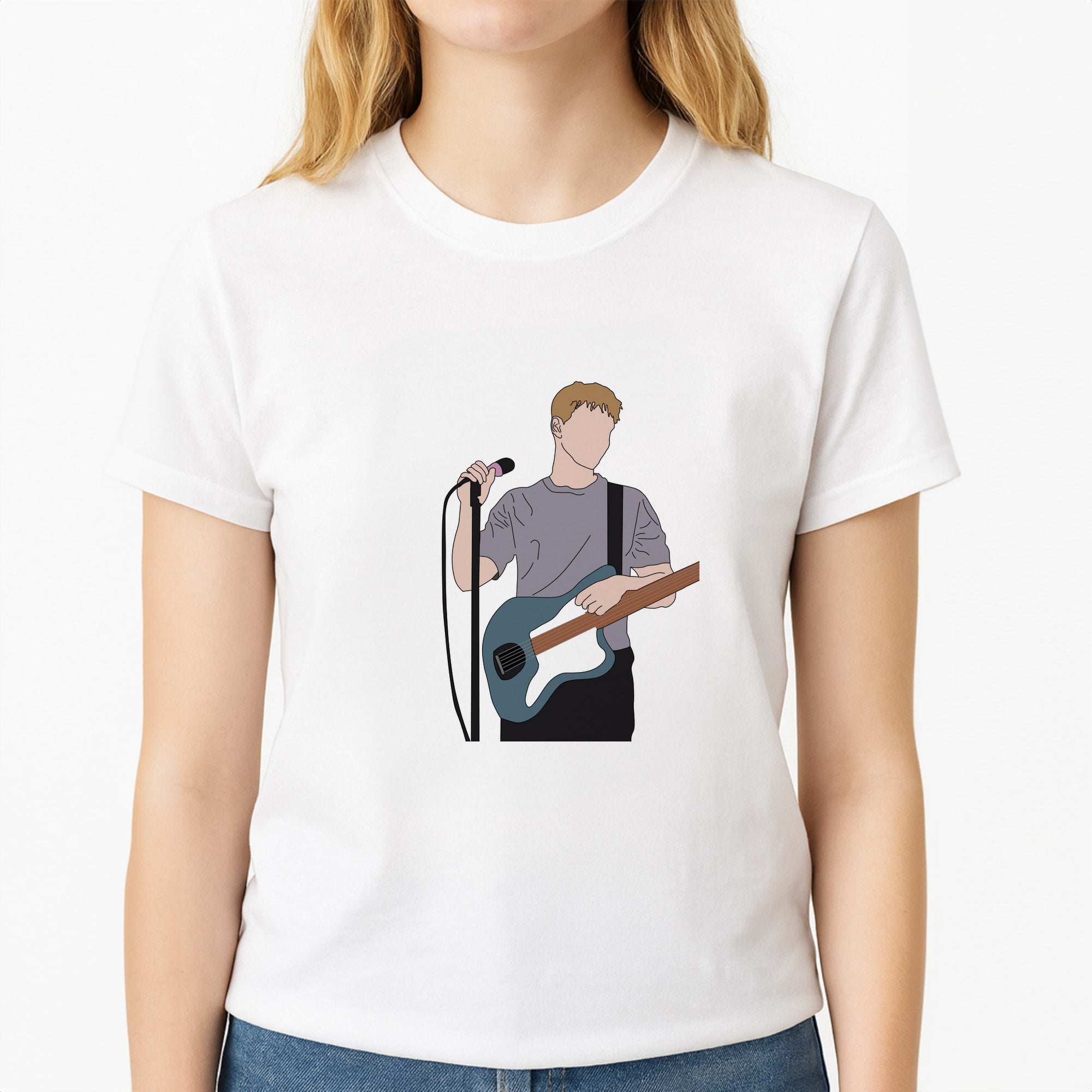 Performing - Fender Unisex T-Shirt, worn by a female model