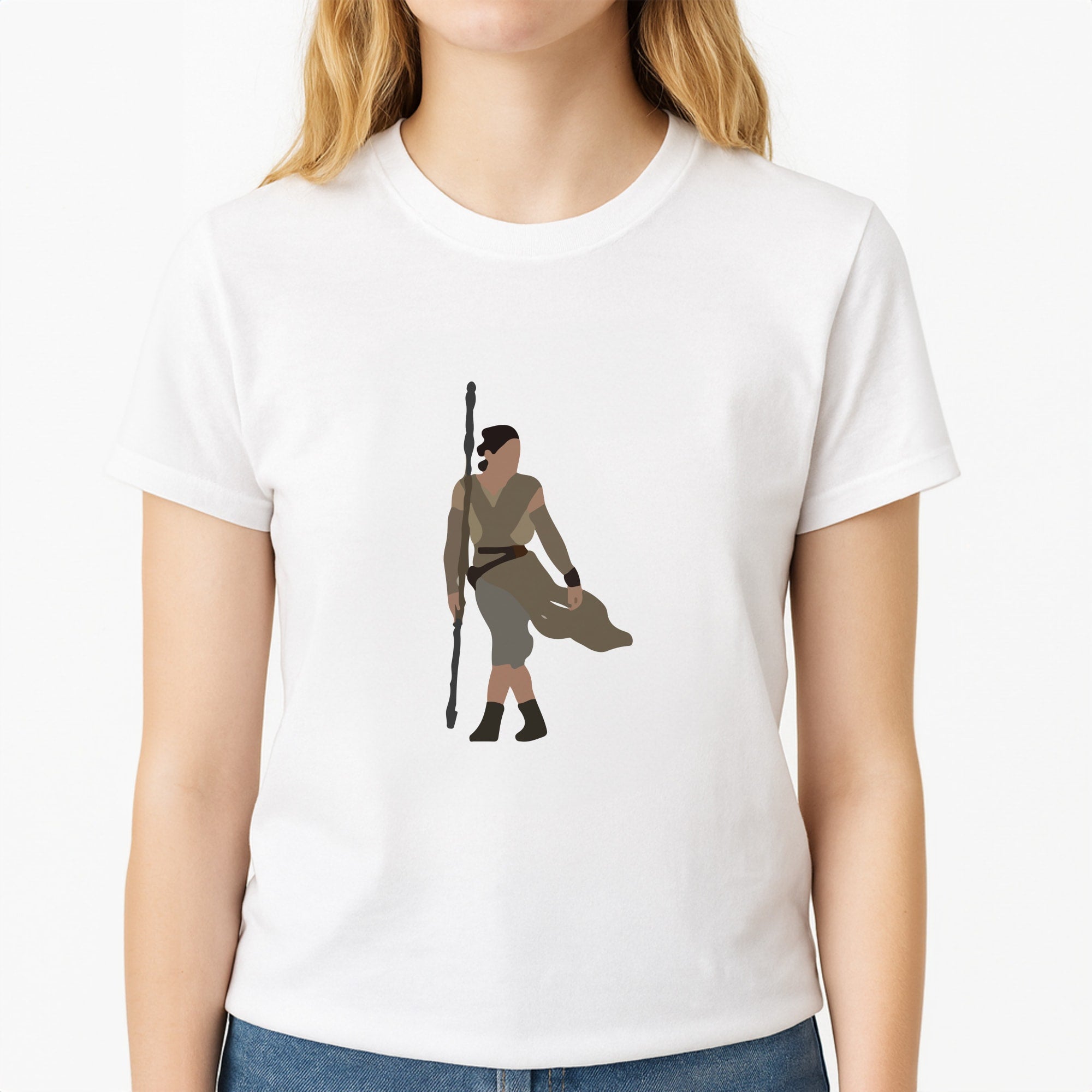 Lost Girl Unisex T-Shirt, worn by a female model