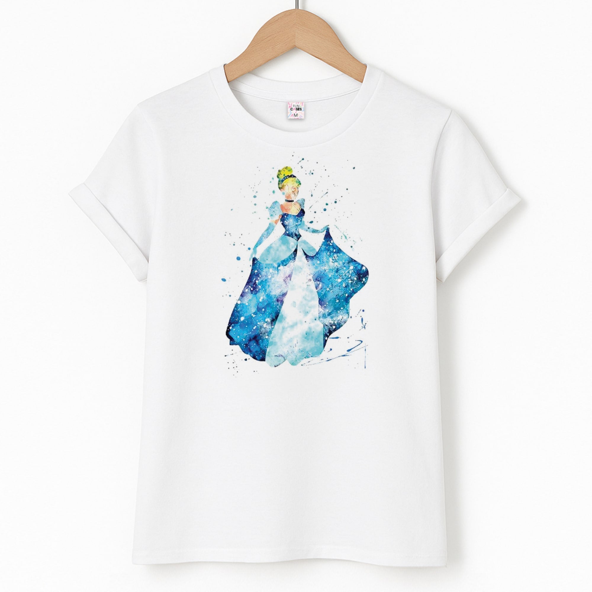 Watercolour Cinderella Fairytale T-Shirt