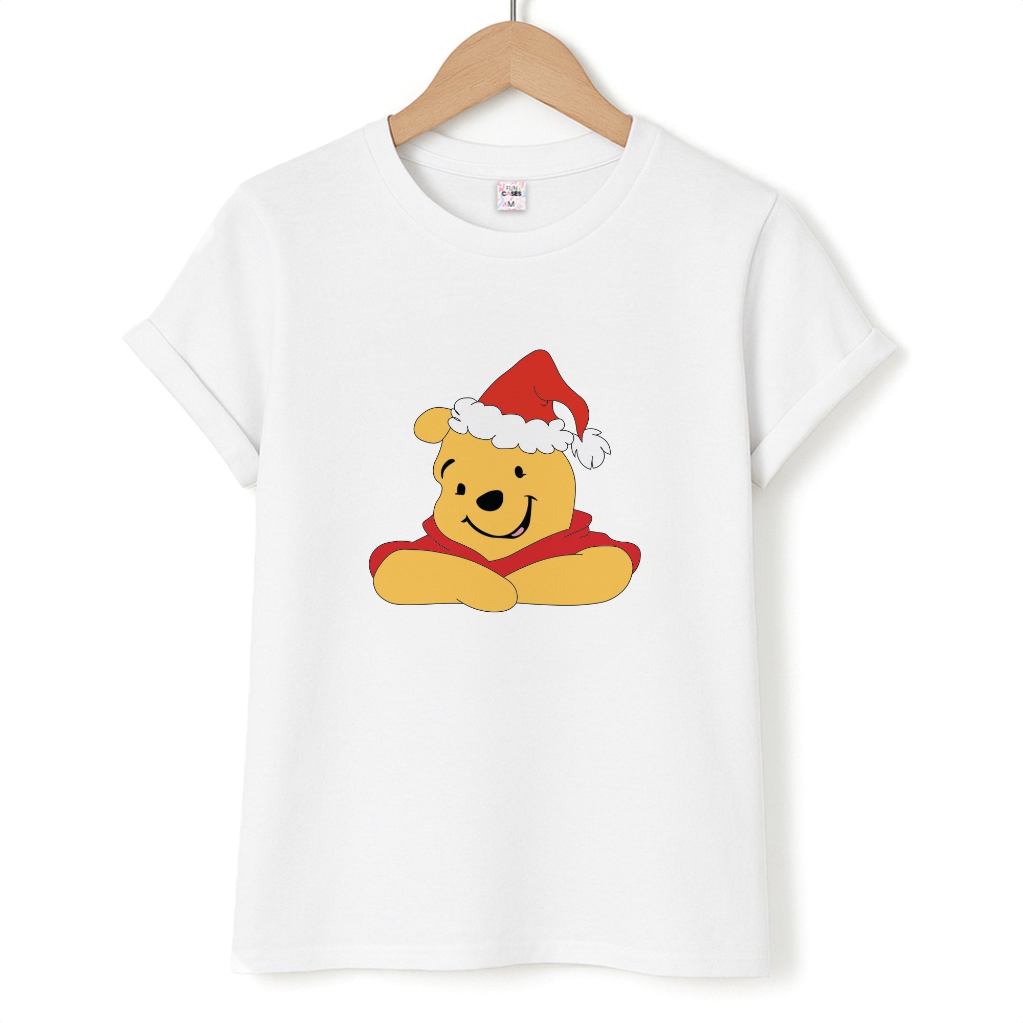 Winnie Pattern Christmas T-Shirt