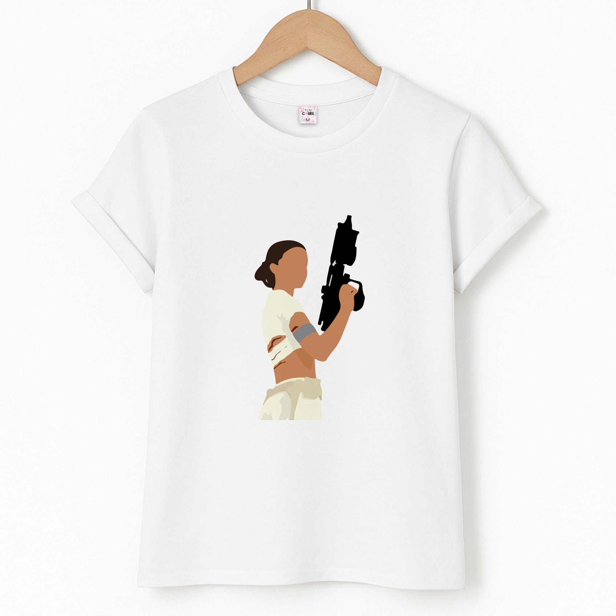 Leia With Gun Unisex T-Shirt