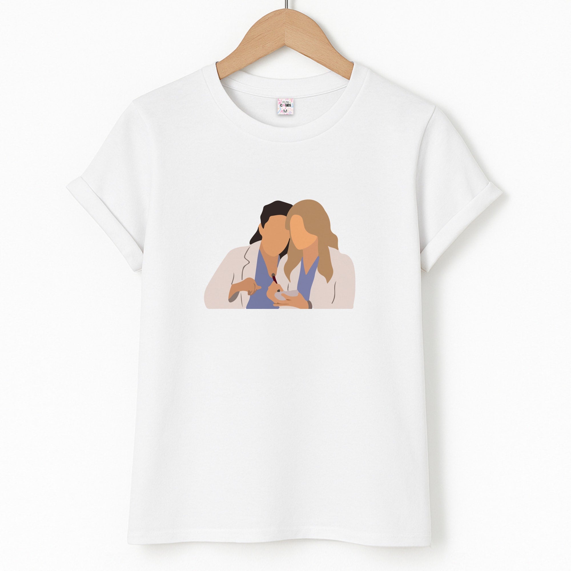 Faceless Characters - Grey's Unisex T-Shirt