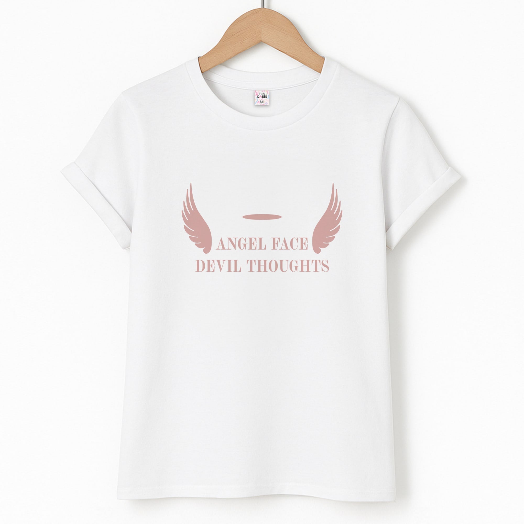 Angel Face Devil Thoughts T-Shirt