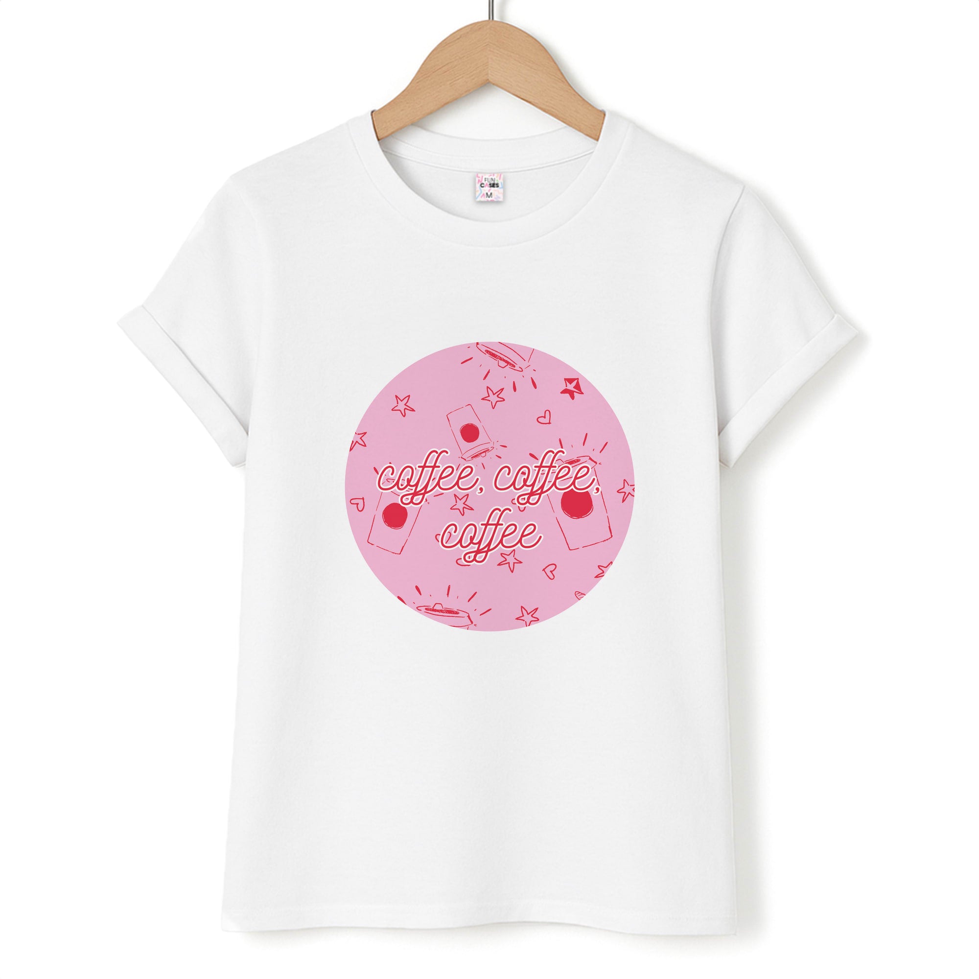 Coffee Pattern - Chamberlain Unisex T-Shirt