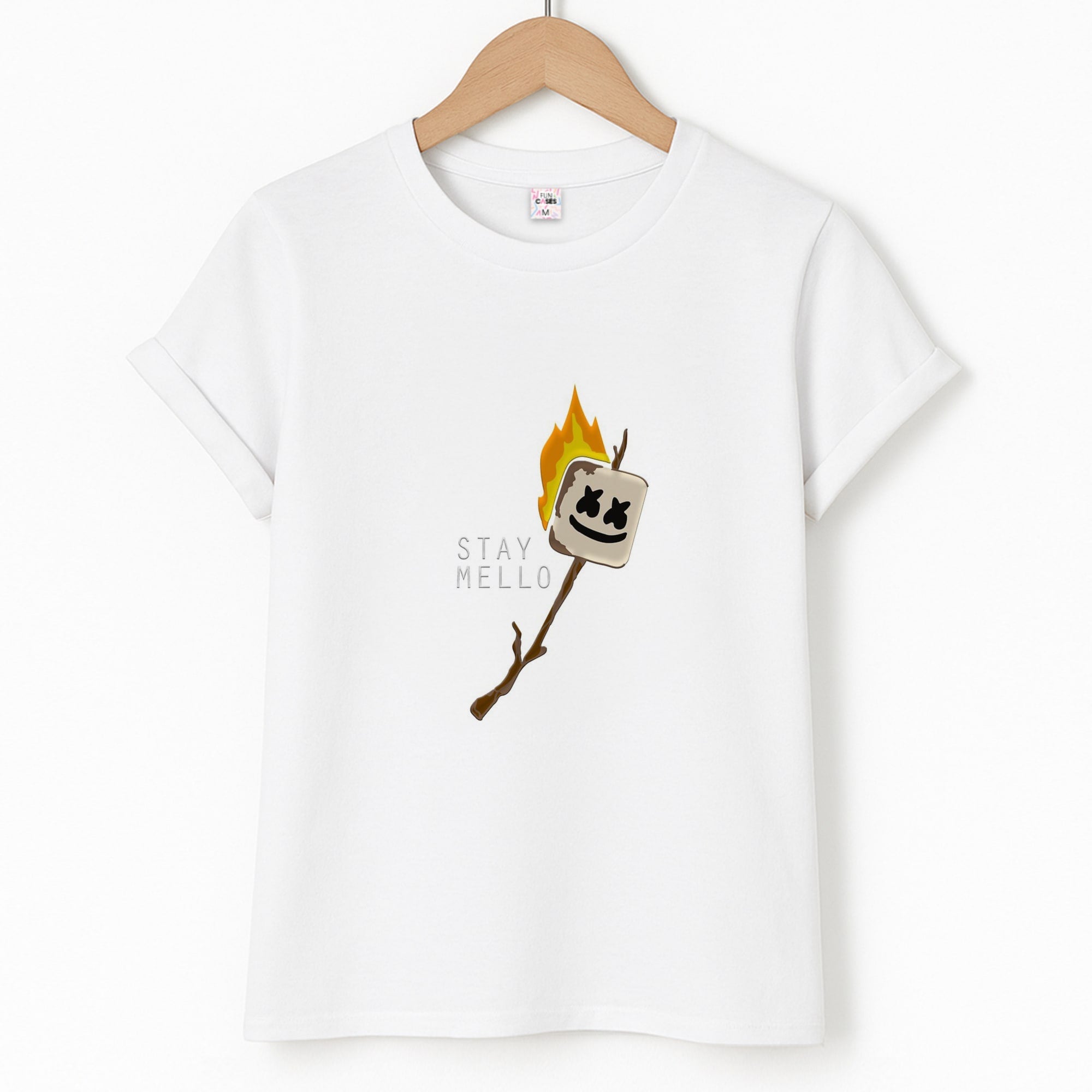 Stay Mello White Helmet DJw - White Helmet DJ Unisex T-Shirt