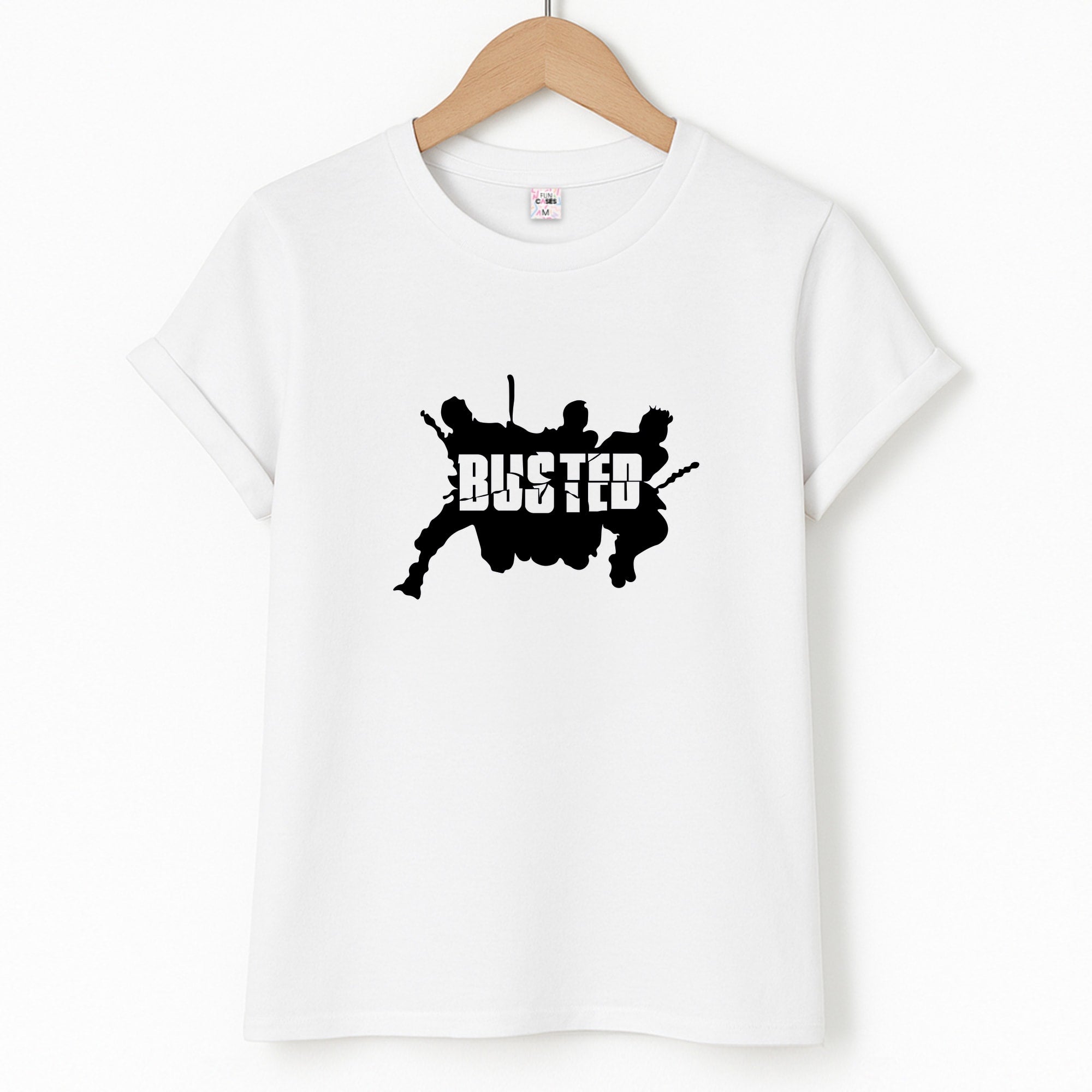 Splatter Text - Bust Band T-Shirt