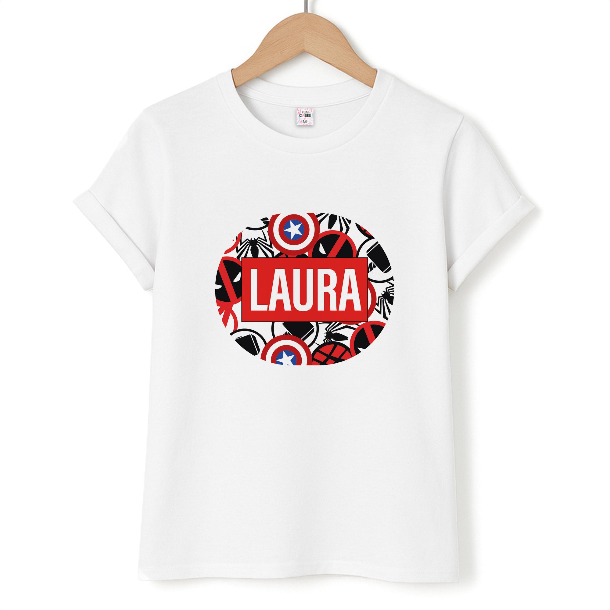 Collage - Personalised Superhero Comic Unisex T-Shirt