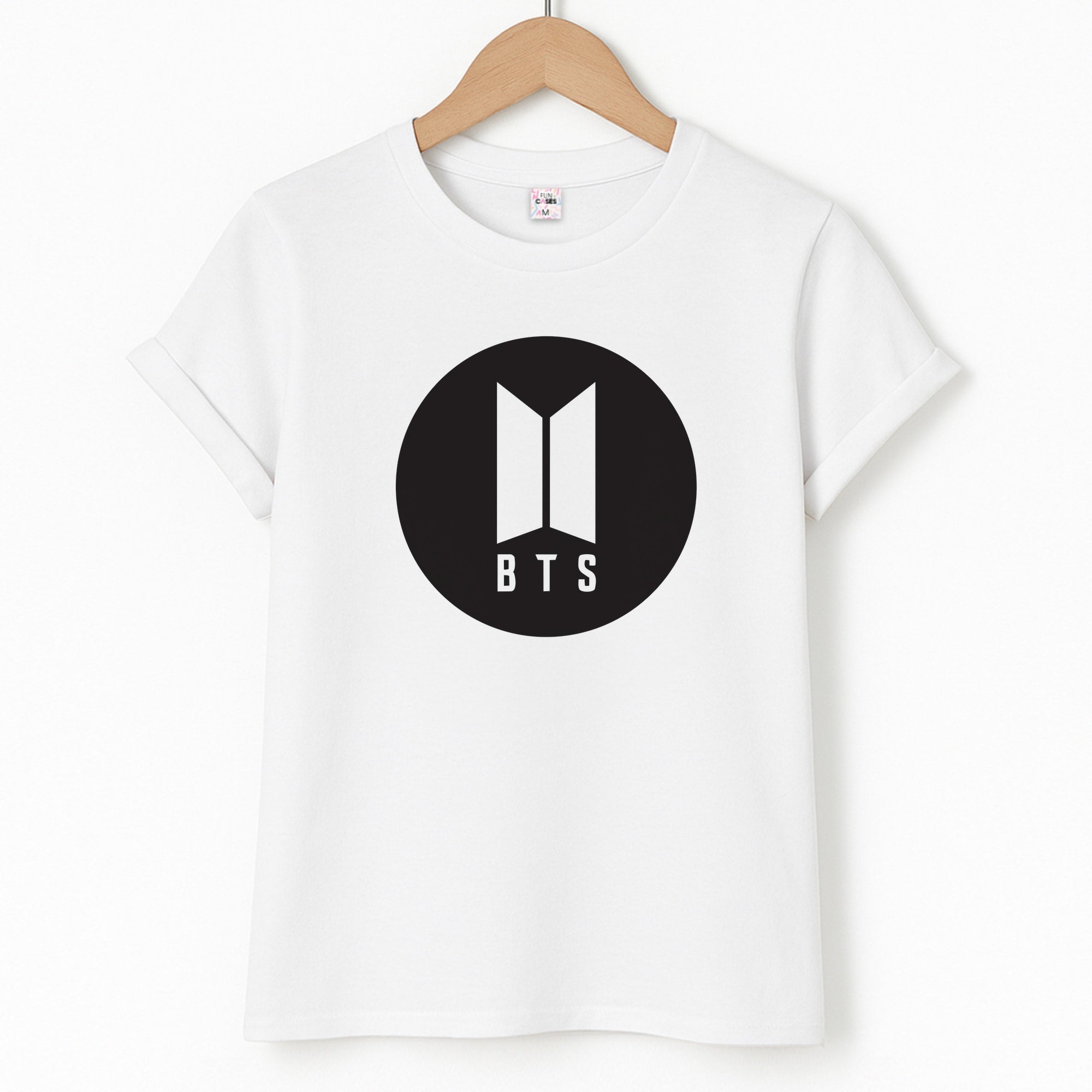 BTS logo Black - K Pop T-Shirt