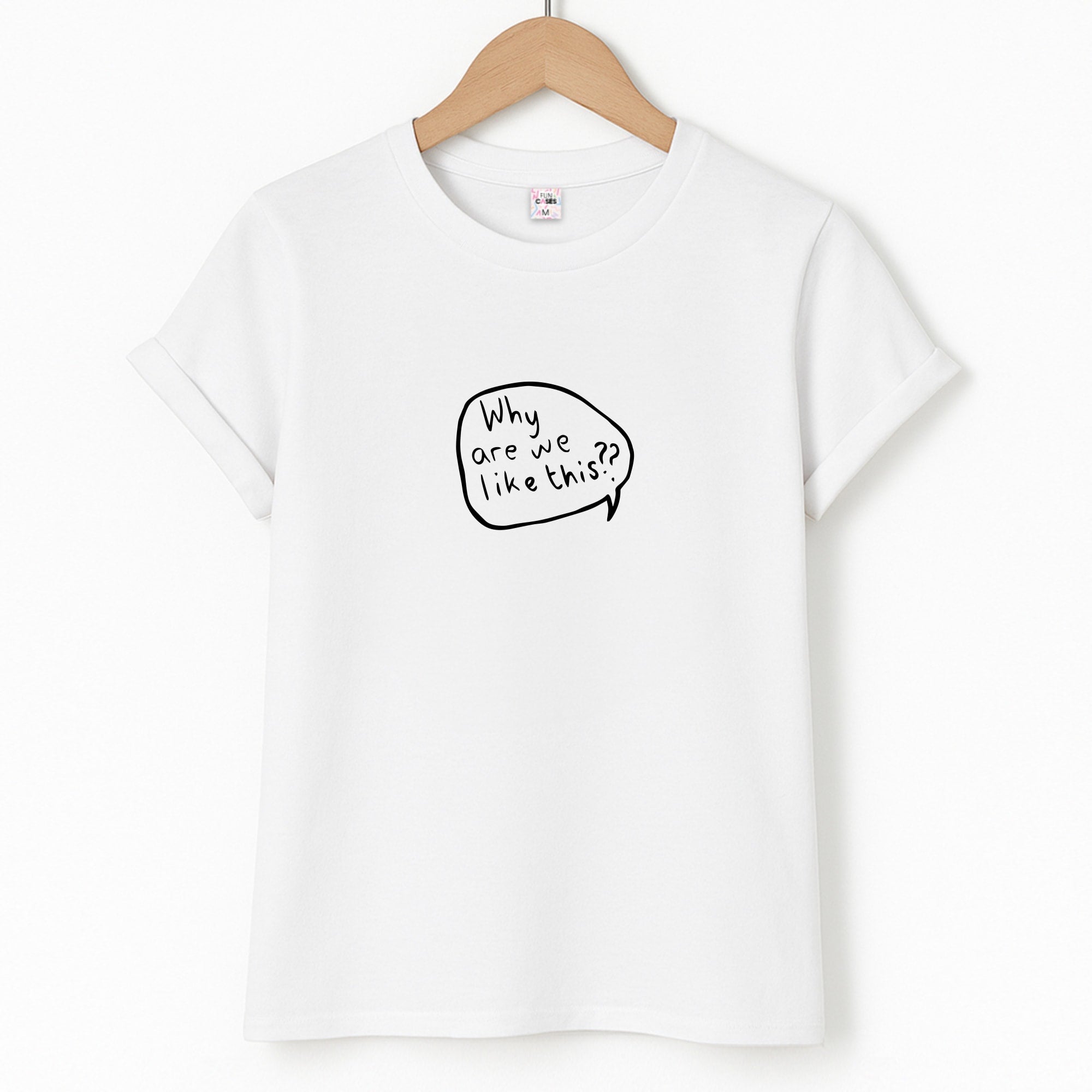 Why Are We Like This - Heart TV Unisex T-Shirt