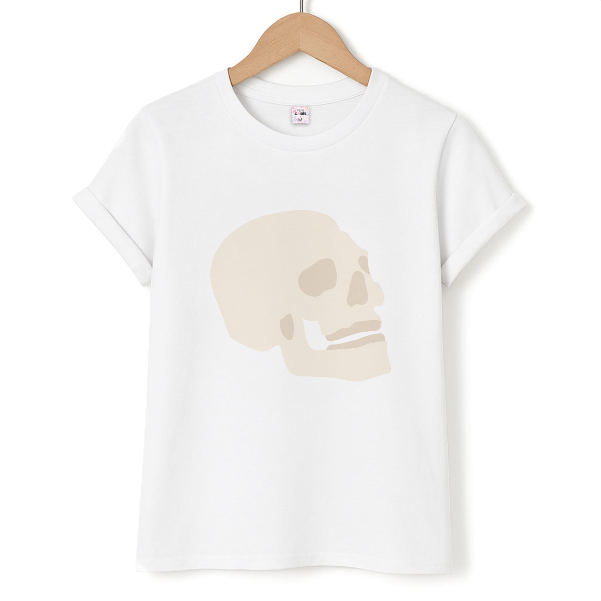 Skull Outline - Halloween T-Shirt