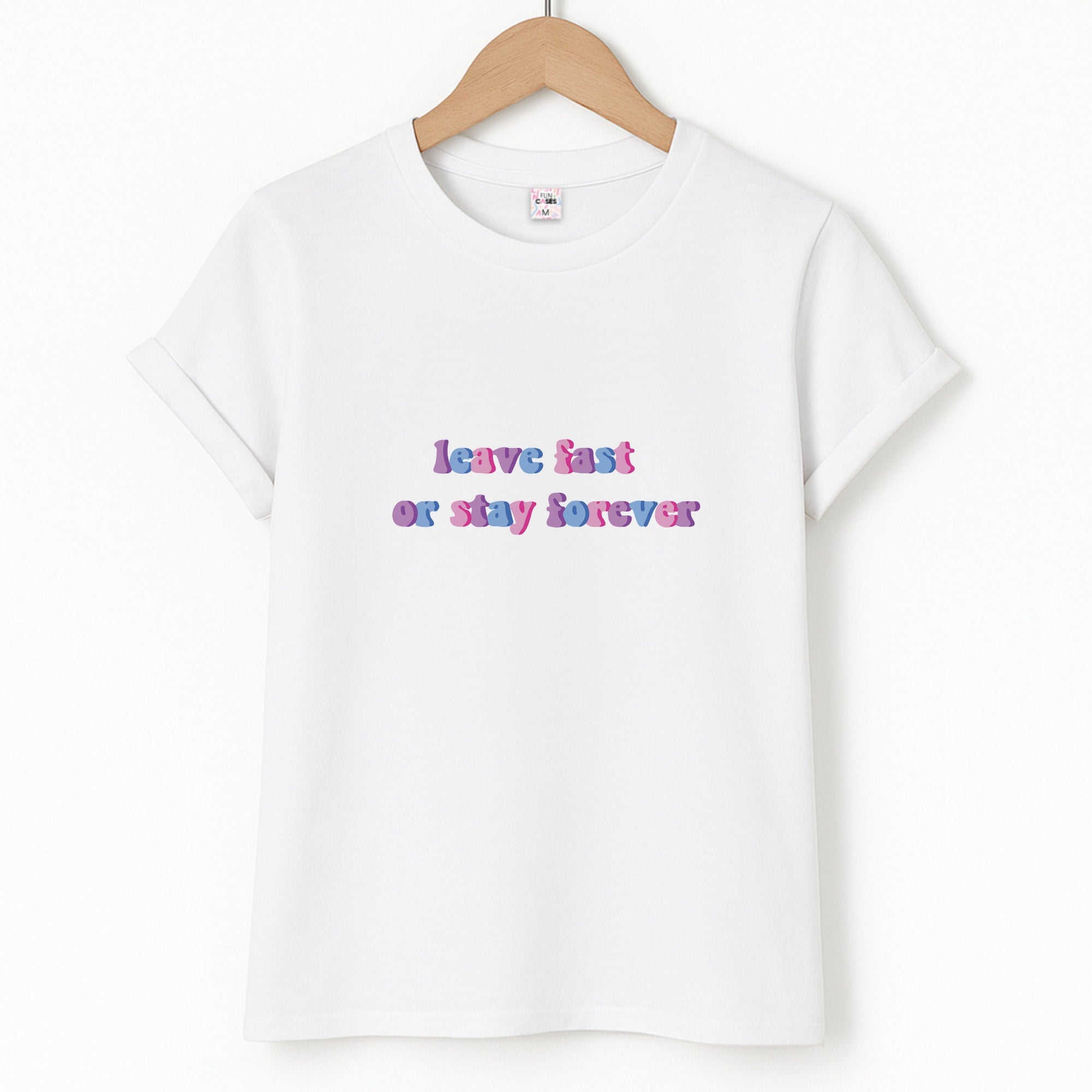 Leave Fast Or Stay Forever - Fender T-Shirt