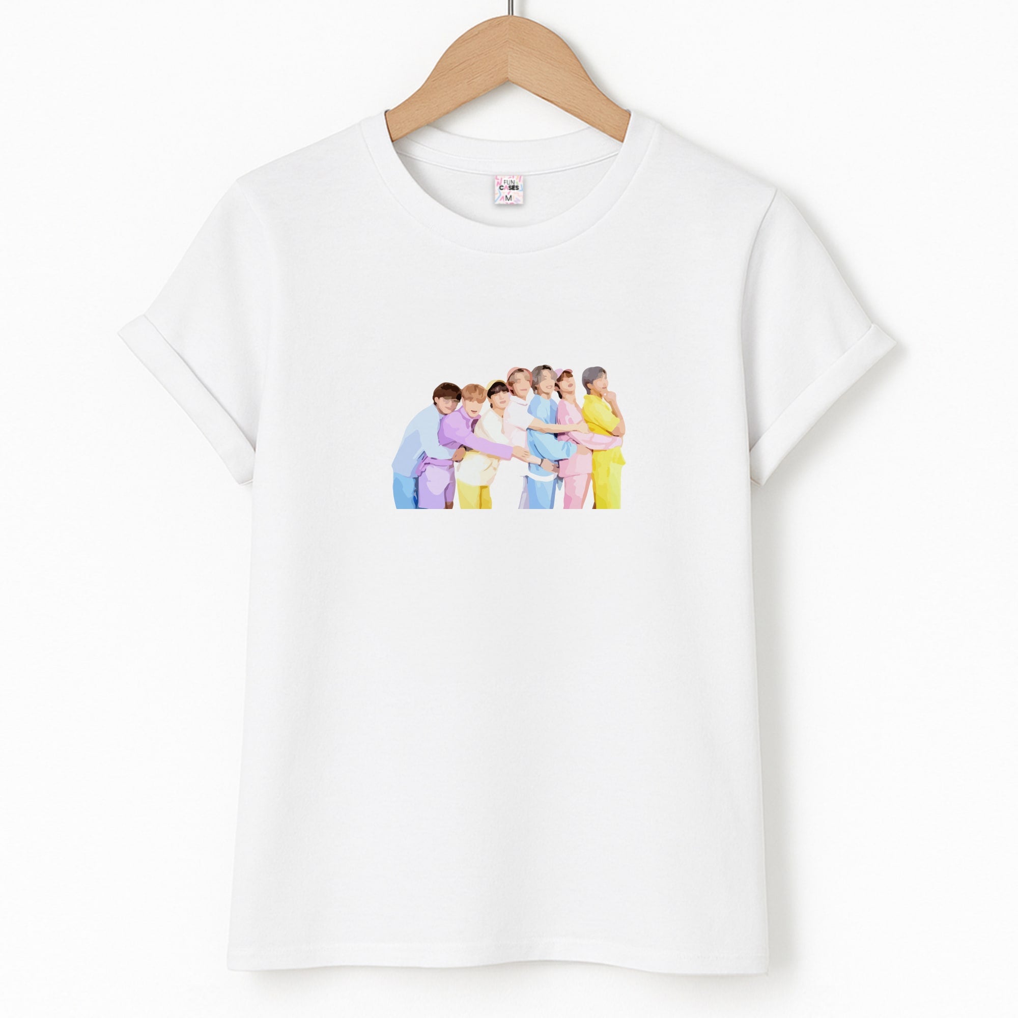 Colourful K-Pop Band Band T-Shirt