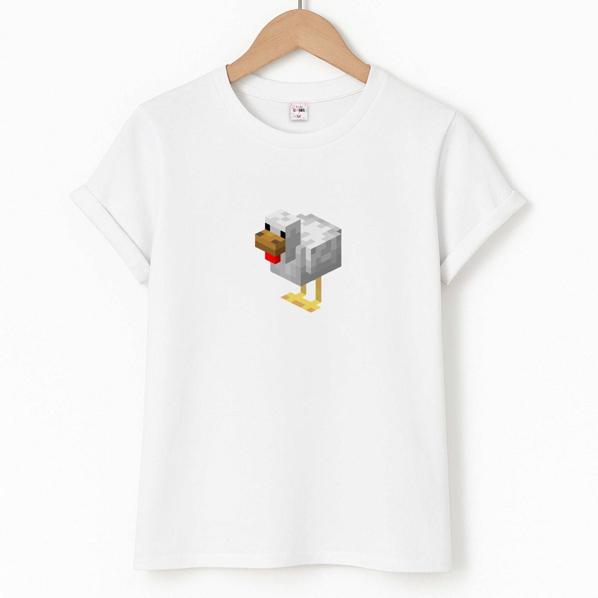 Mining Chicken Unisex T-Shirt