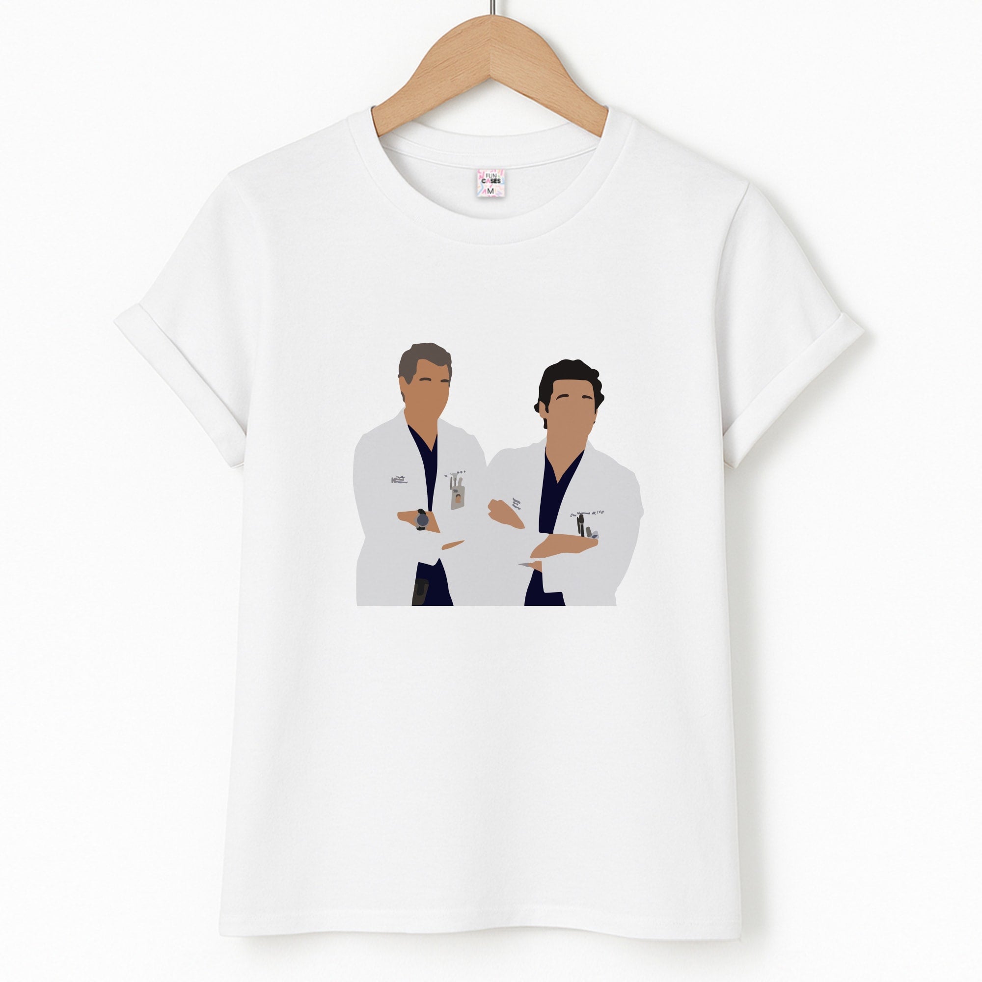 Two Doctors Arm Crossed - Grey's Unisex T-Shirt