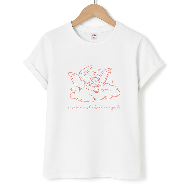 I Swear Shes An Angel - Clean Girl Aesthetic Unisex T-Shirt