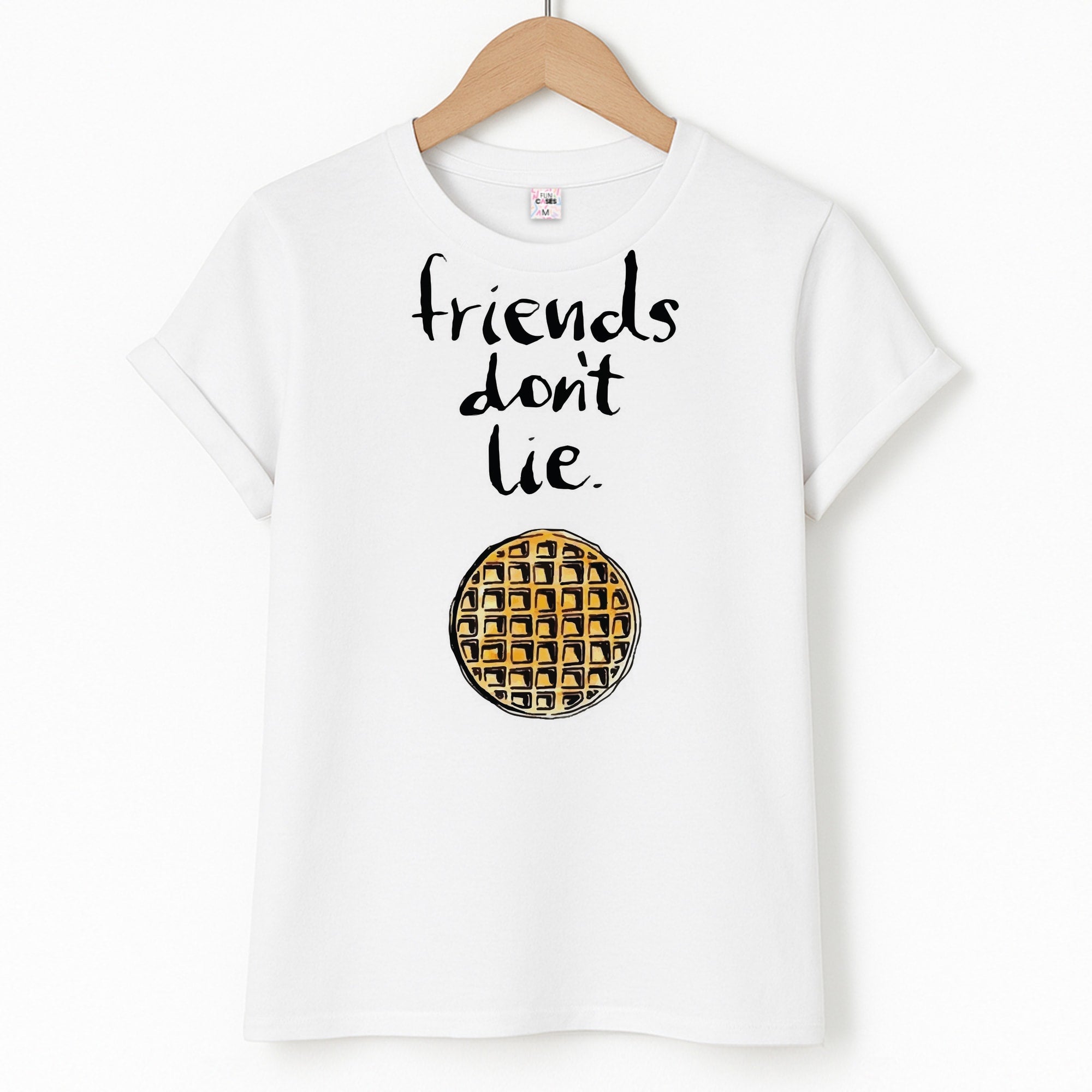 Friends Don't Lie Waffle T-Shirt