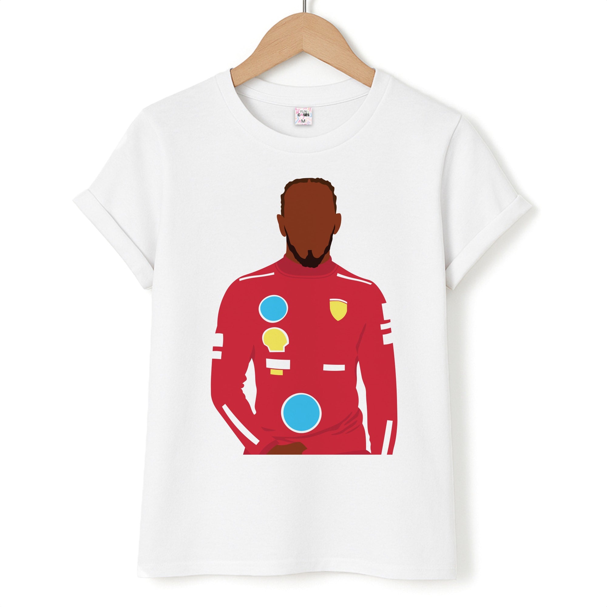 Hamilton In Red T-Shirt