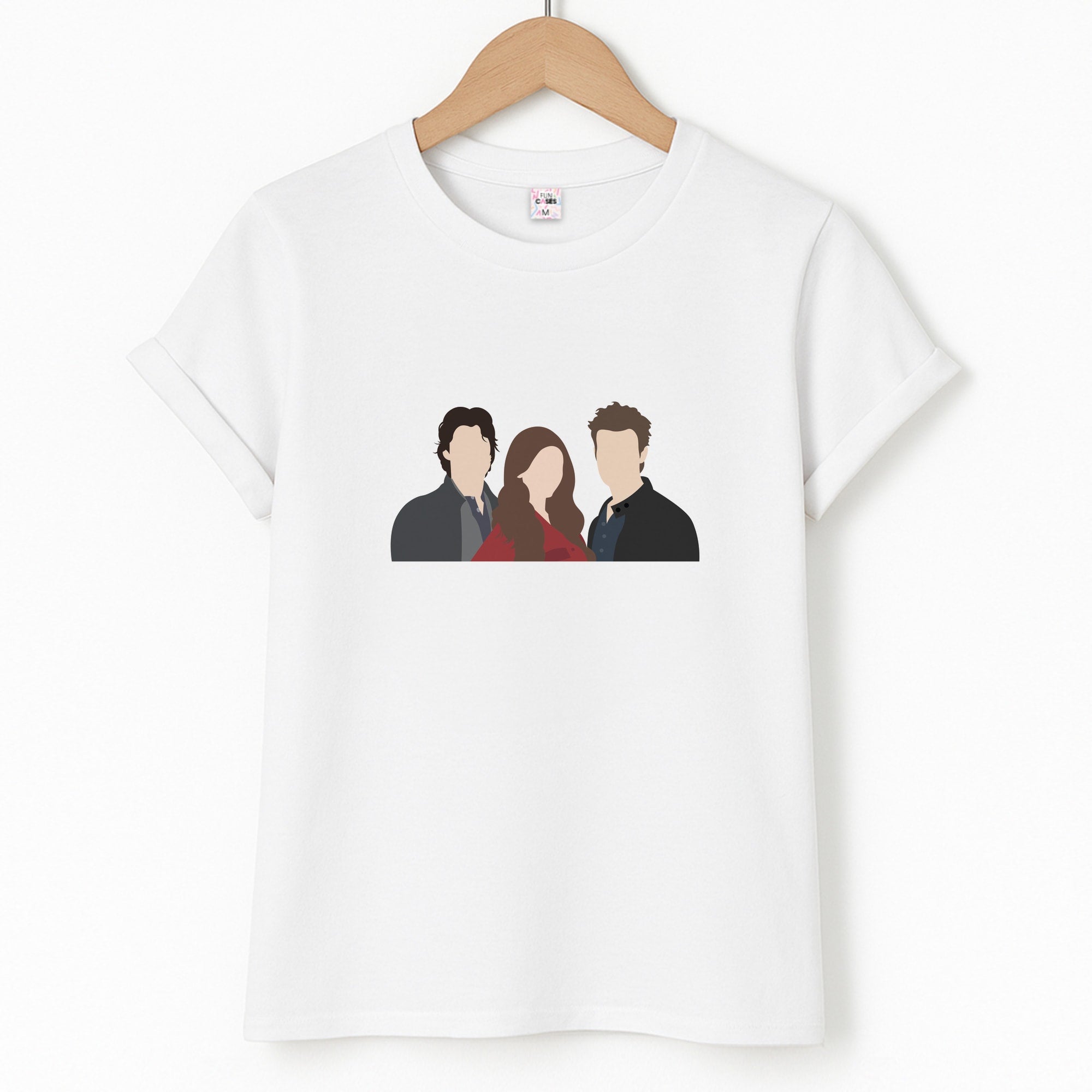 Elena, Damon And Stefan - VD T-Shirt