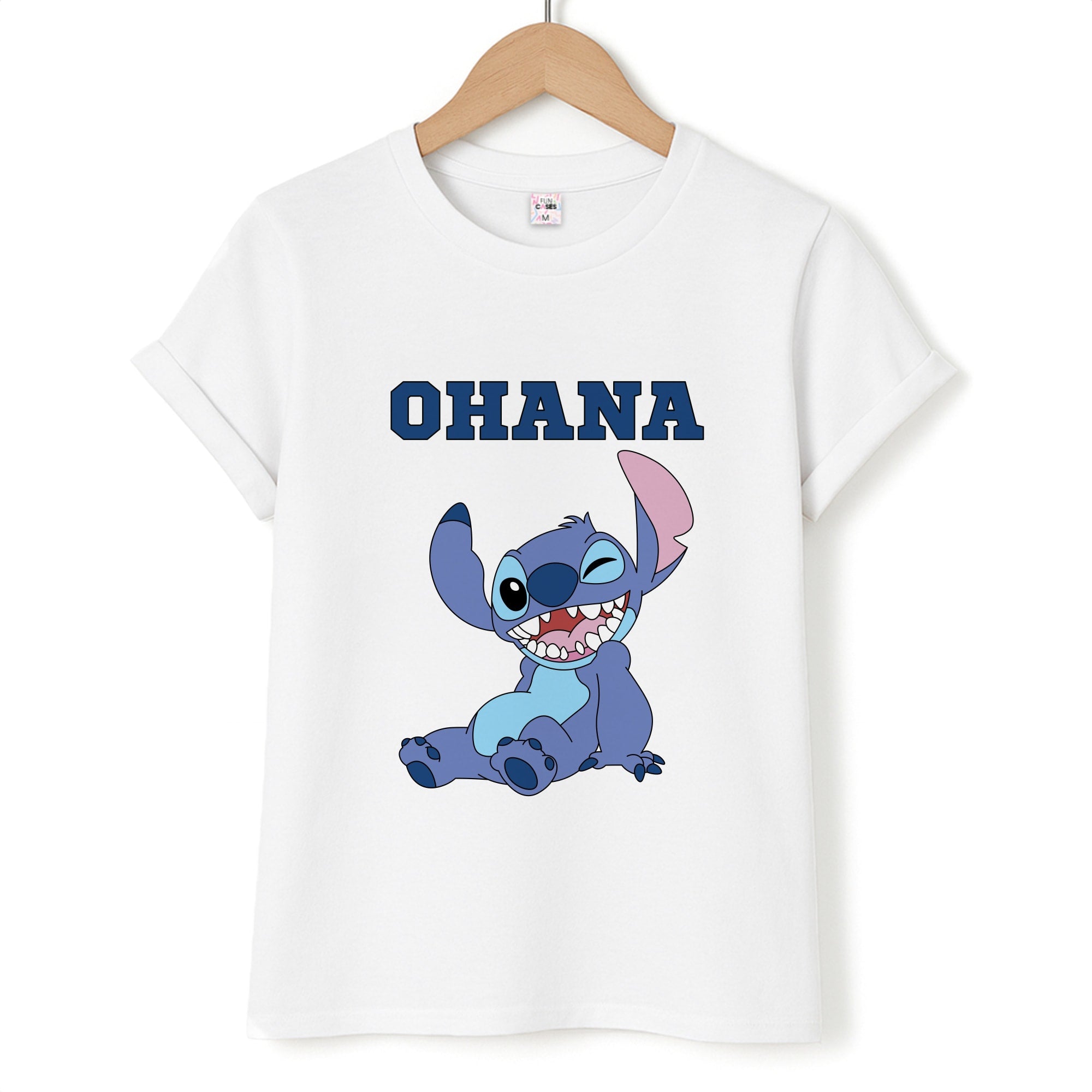 Blue Alien Ohana Unisex T-Shirt