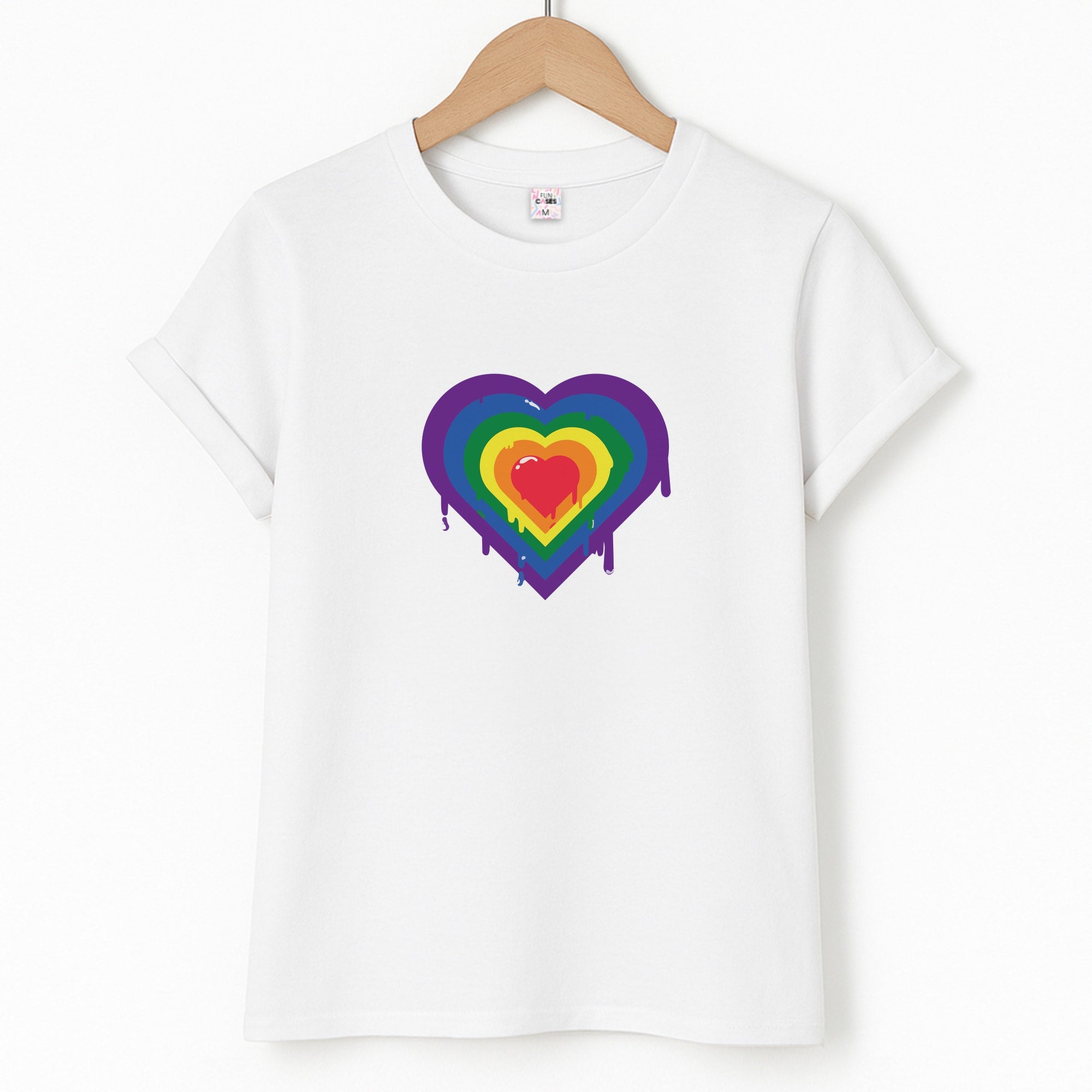 Dripped heart - Pride T-Shirt