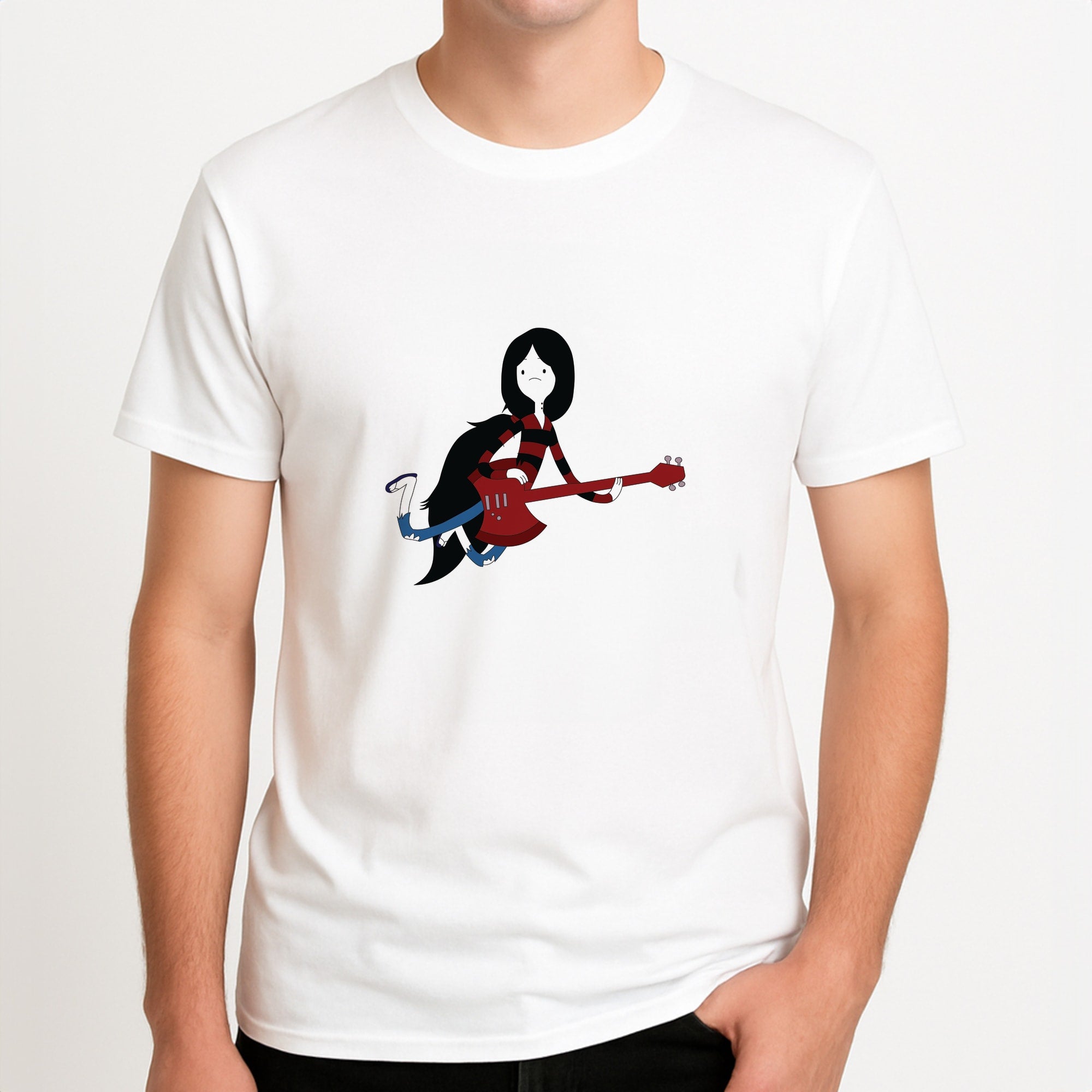 Keila Unisex T-Shirt, worn by a male model.