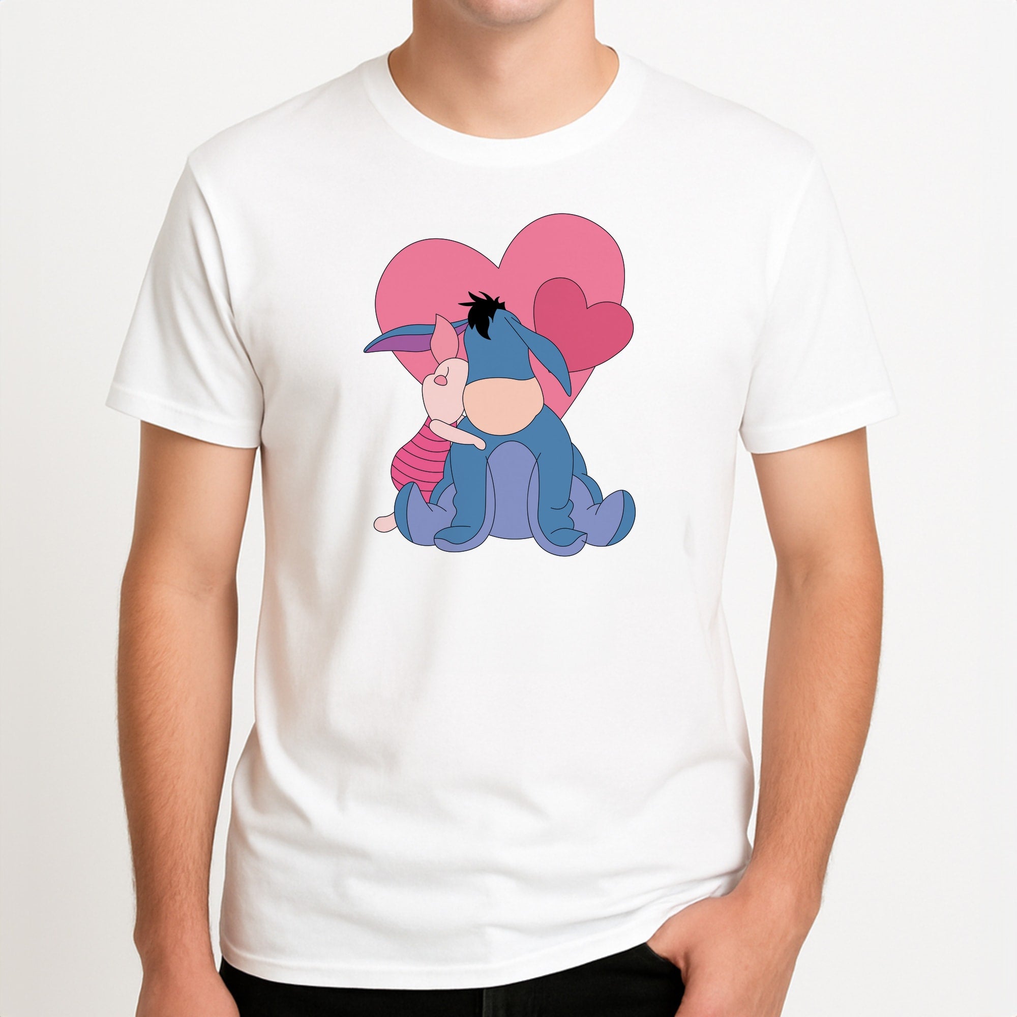 Donkey and Pig Valentine's T-Shirt
