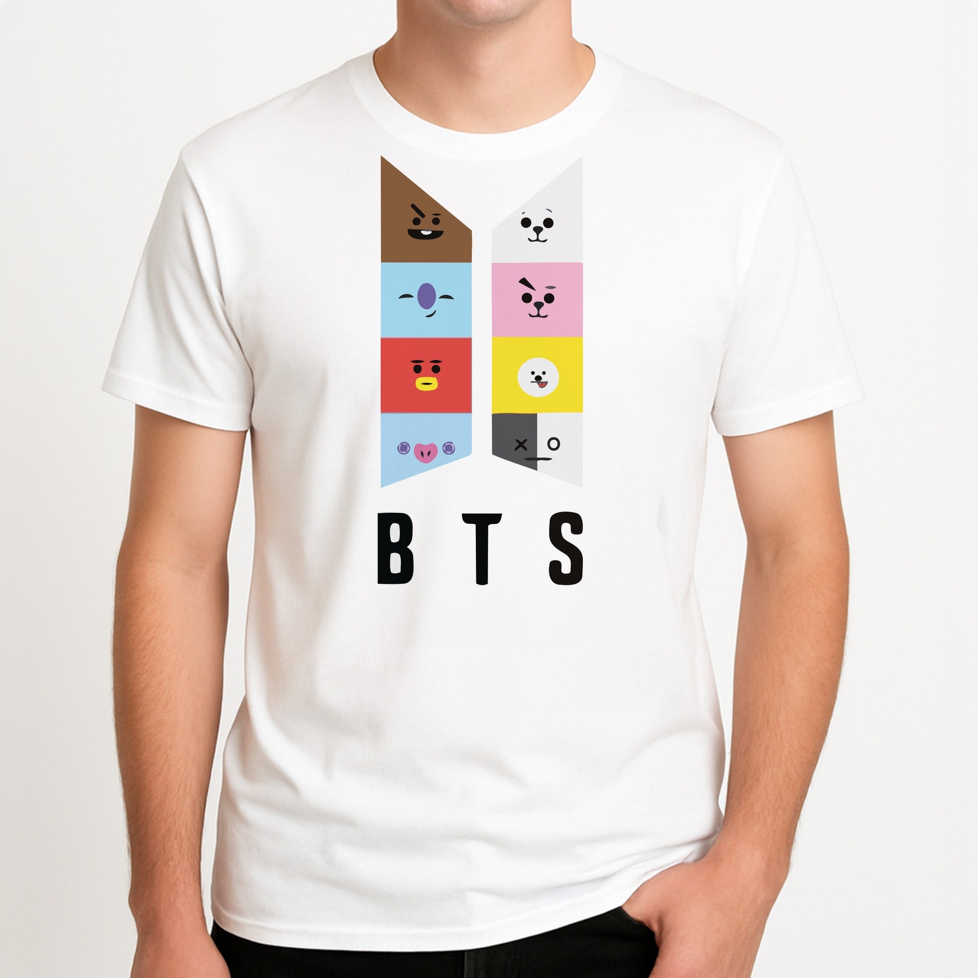 BT21 K-Pop Band Logo T-Shirt