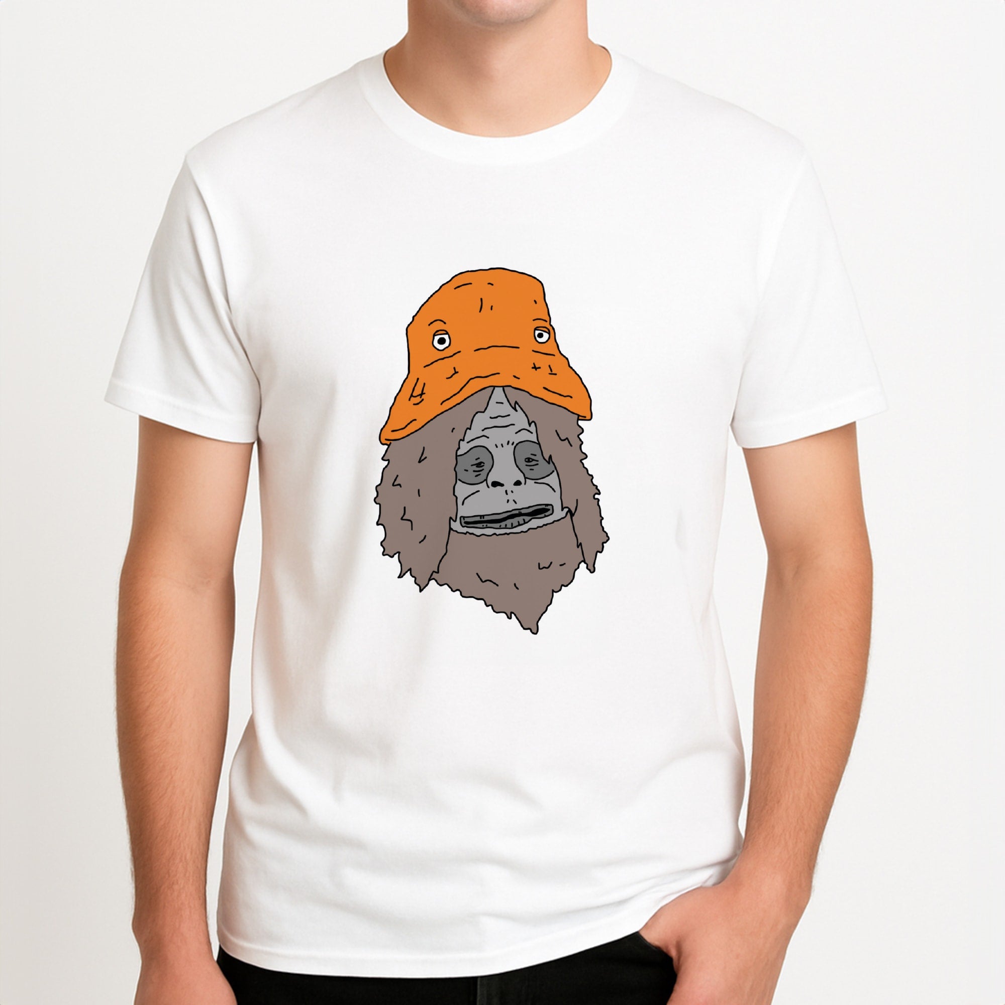 Sassy Unisex T-Shirt, worn by a male model.
