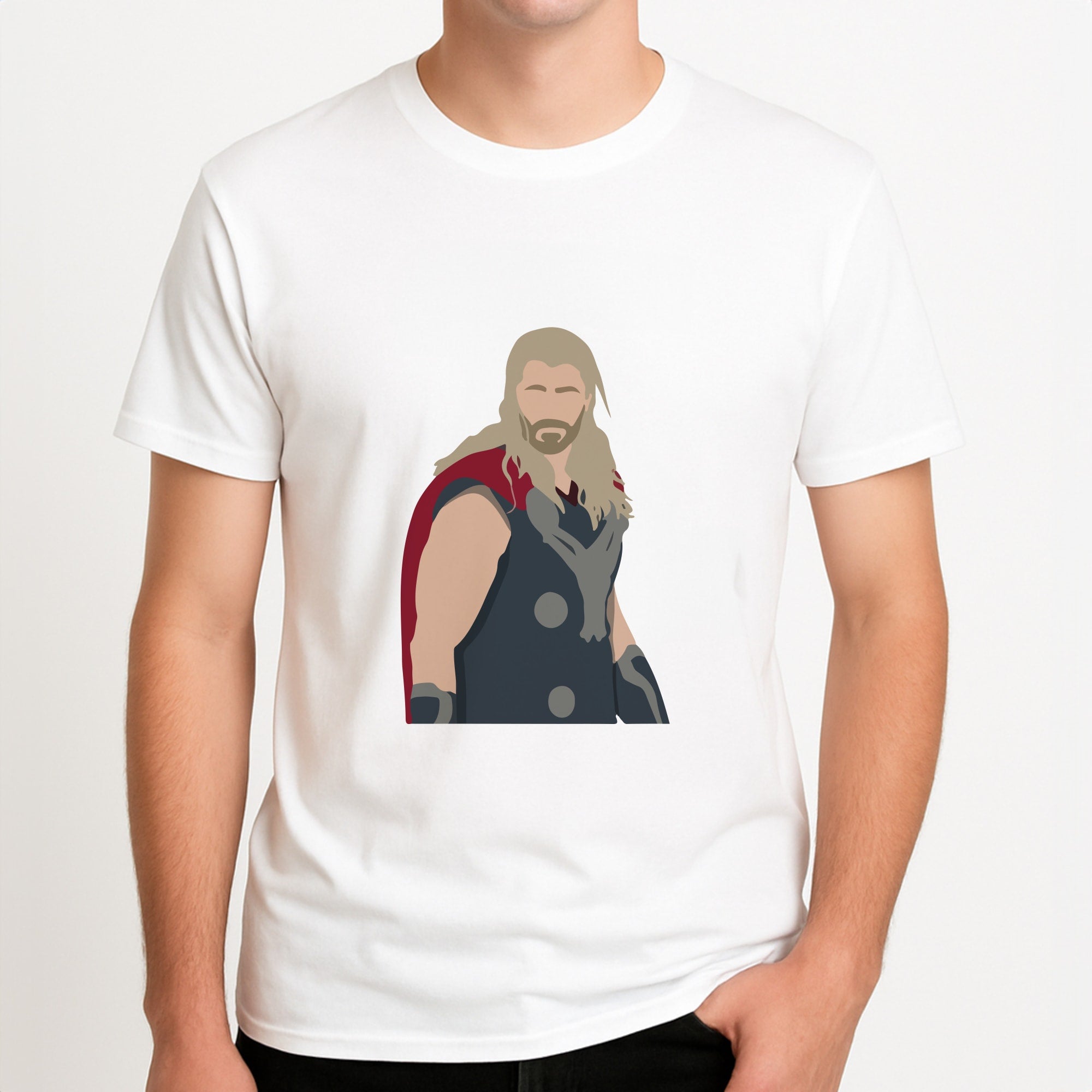 Thor Unisex T-Shirt, worn by a male model.