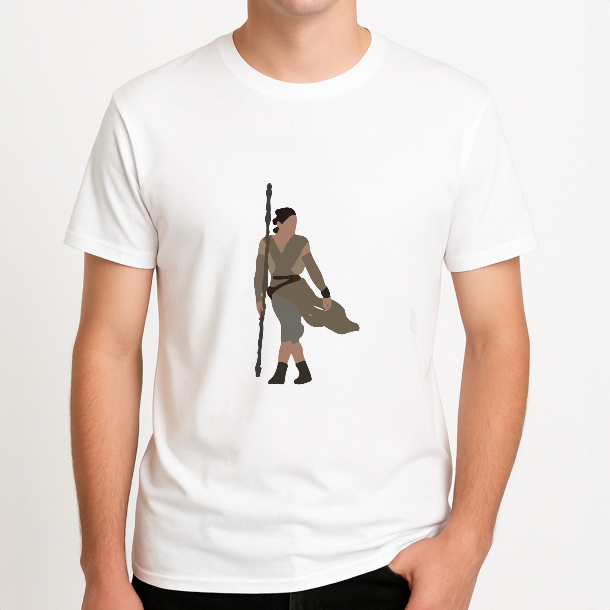 Lost Girl Unisex T-Shirt, worn by a male model.
