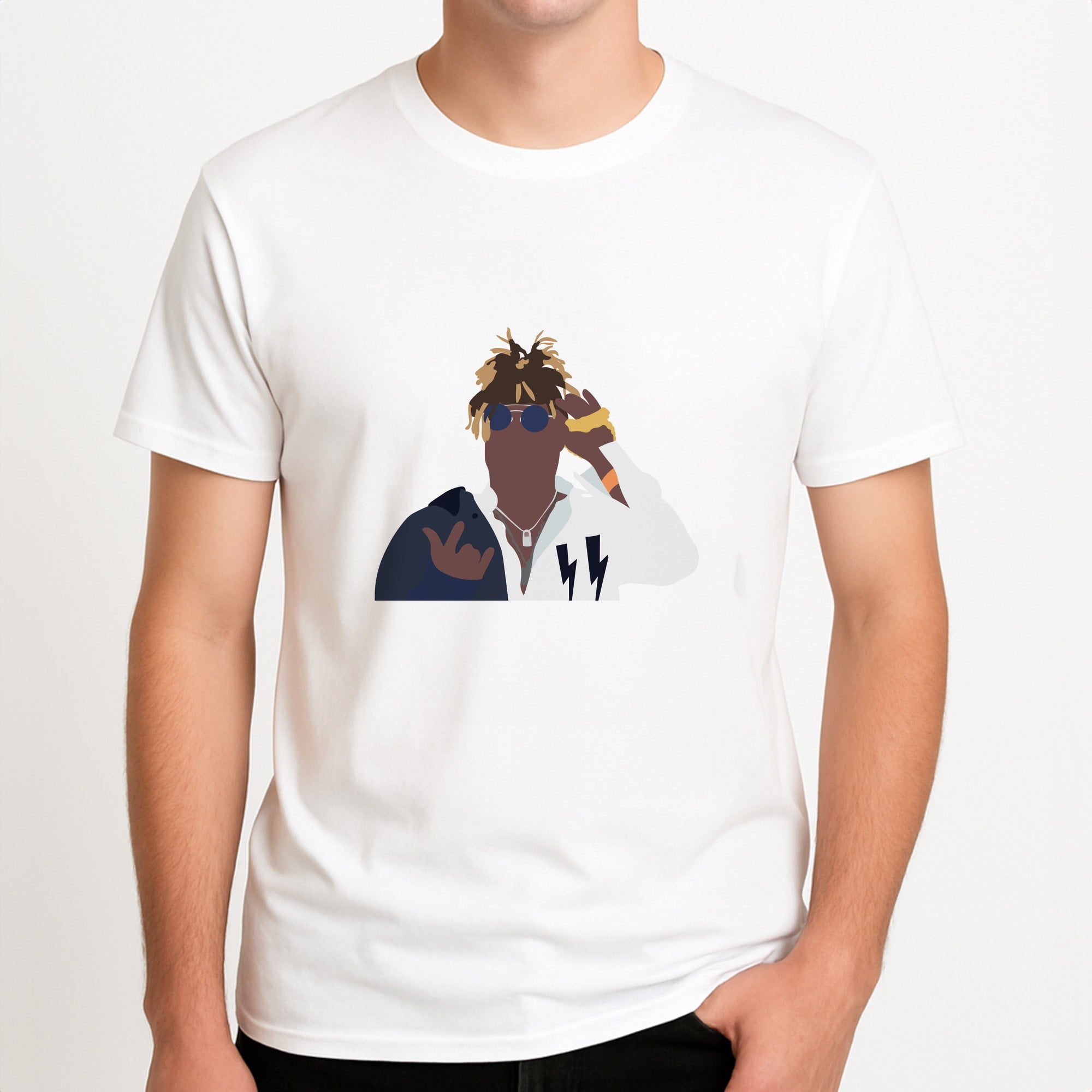 Swag - Juice Unisex T-Shirt, worn by a male model.
