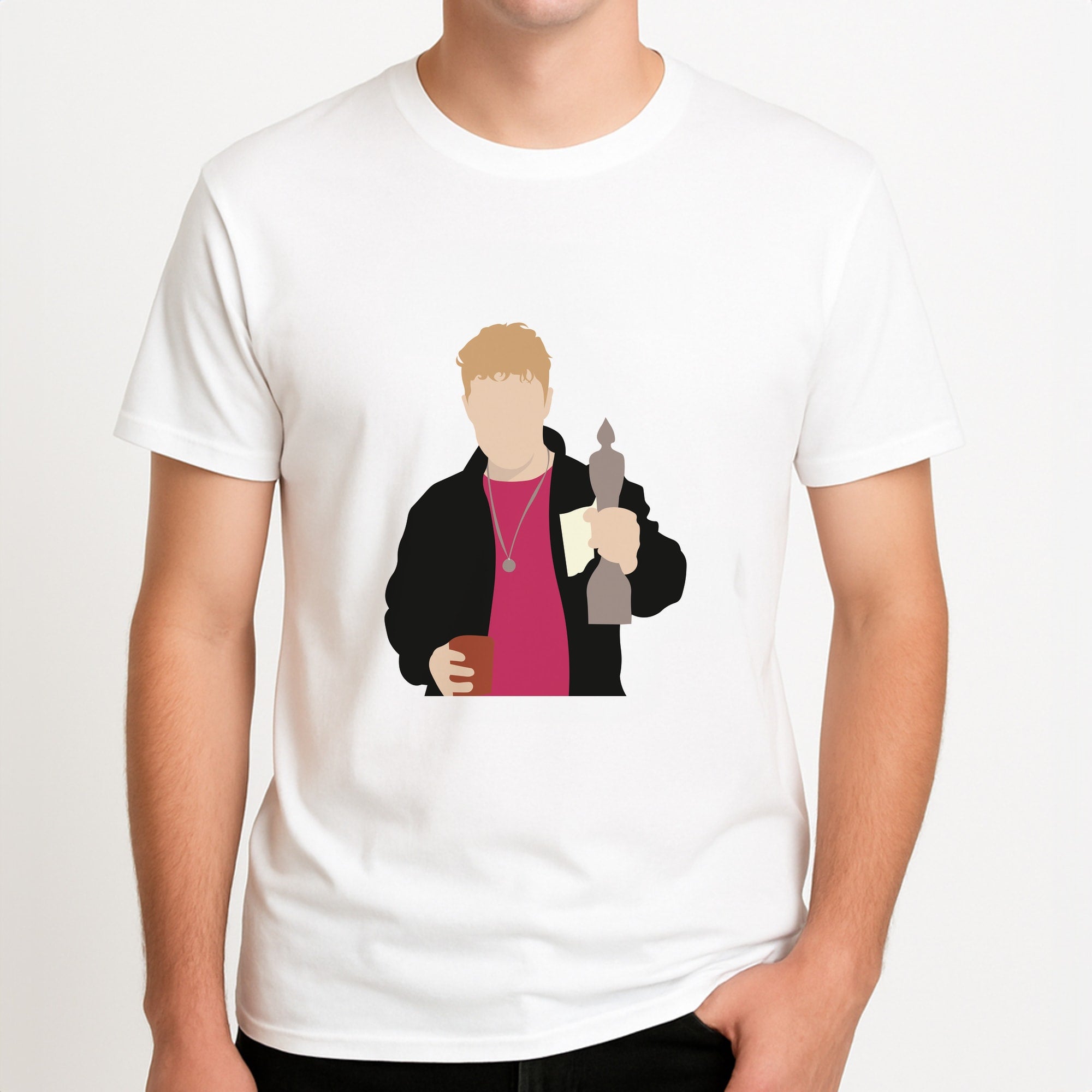 Award - Fender Unisex T-Shirt, worn by a male model.