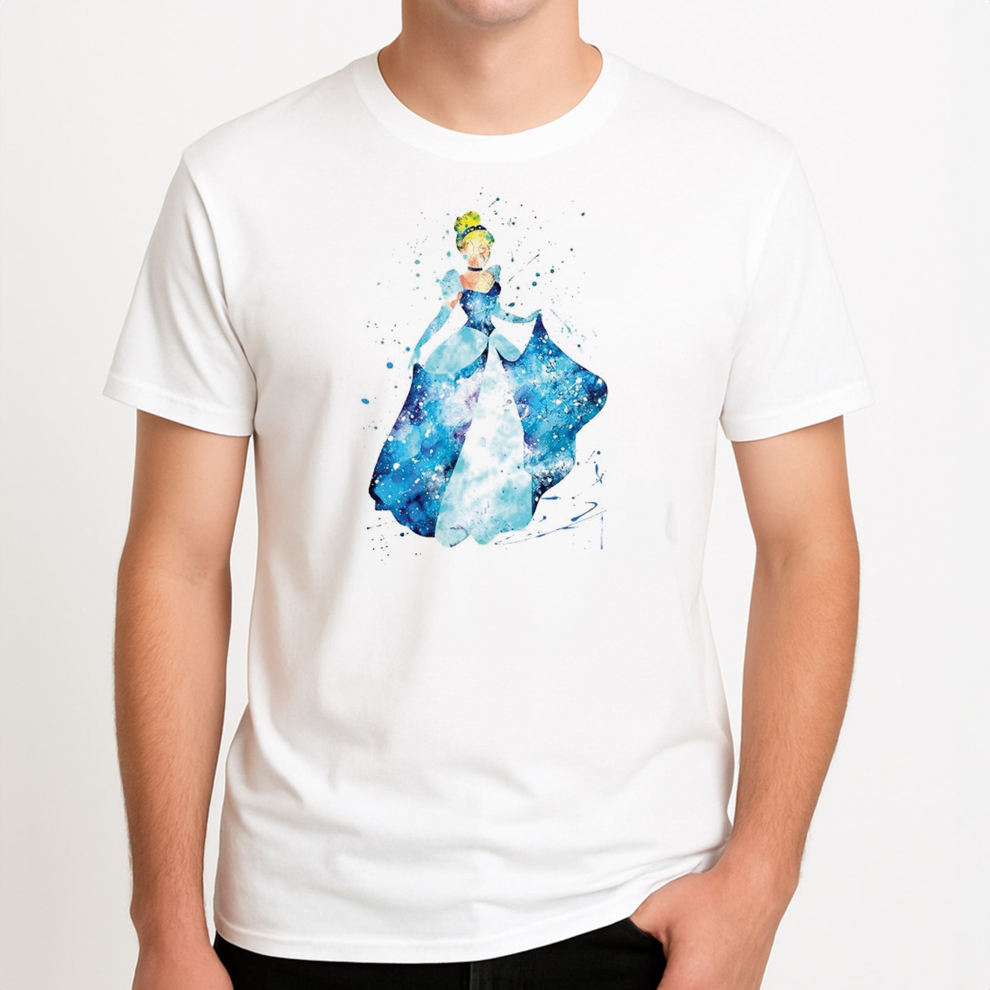 Watercolour Cinderella Fairytale T-Shirt