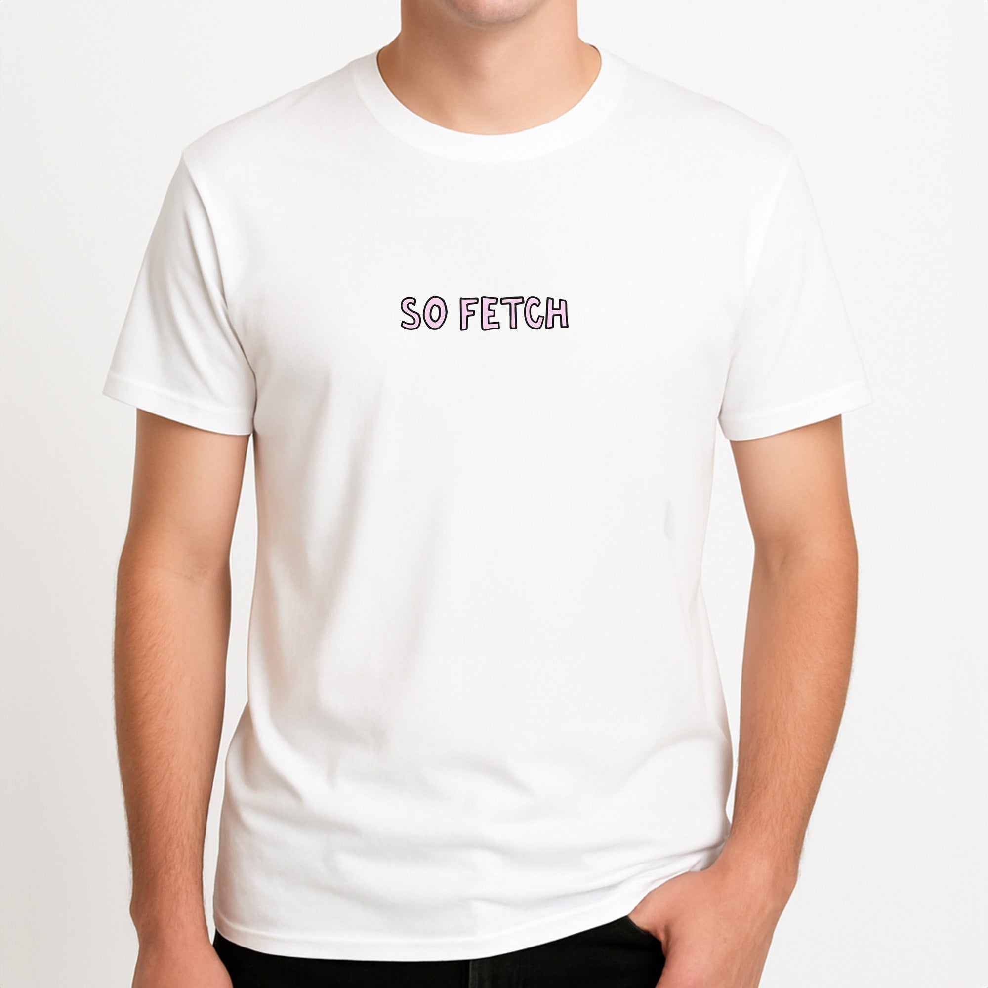 So Fetch Unisex T-Shirt, worn by a male model.