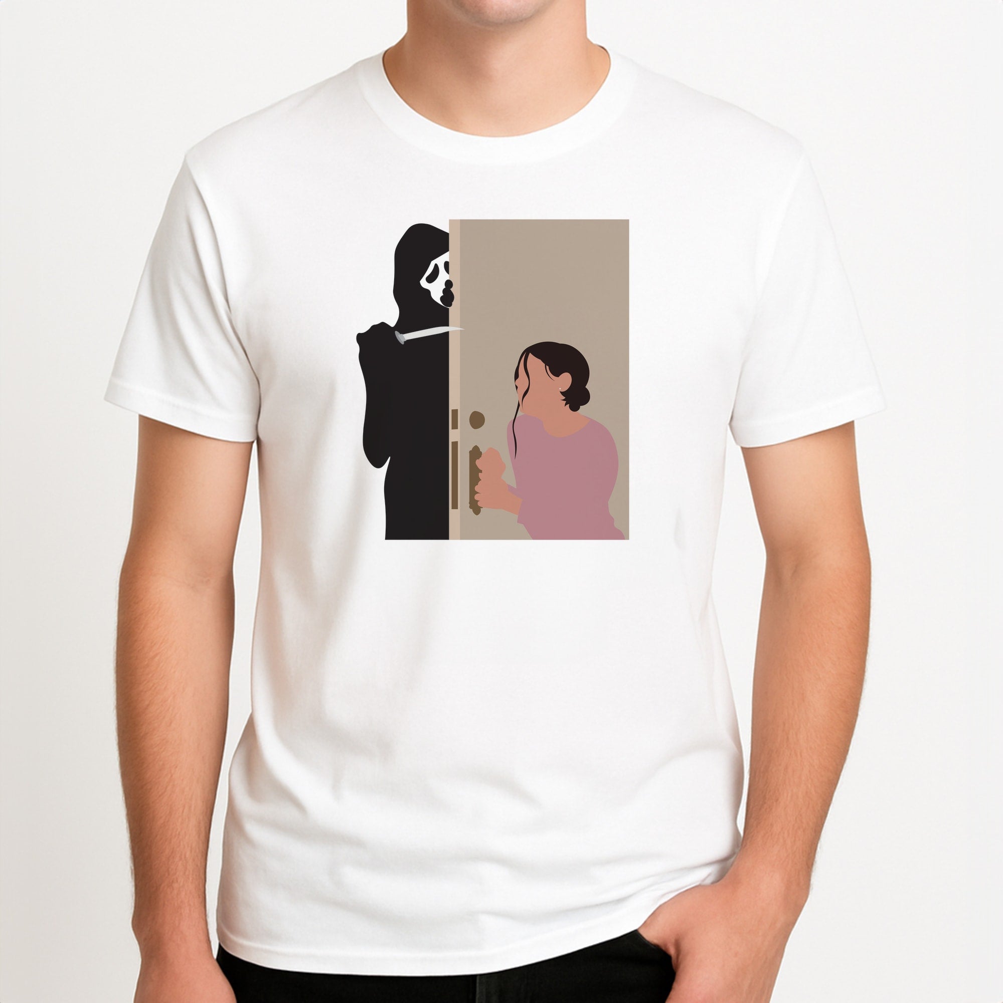 Tara And Ghostface - Scream T-Shirt