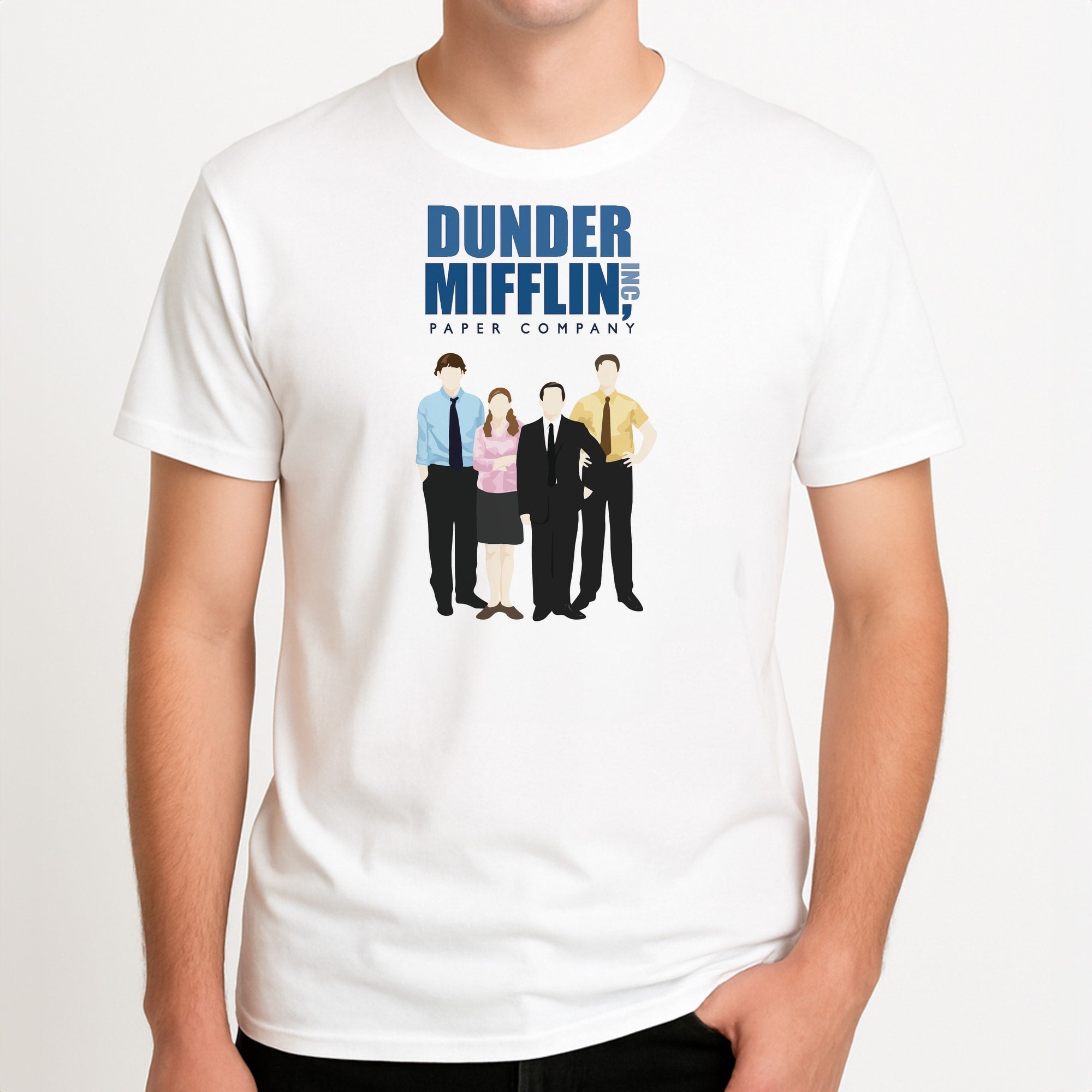 Office Cartoon - Dunder Mifflin T-Shirt