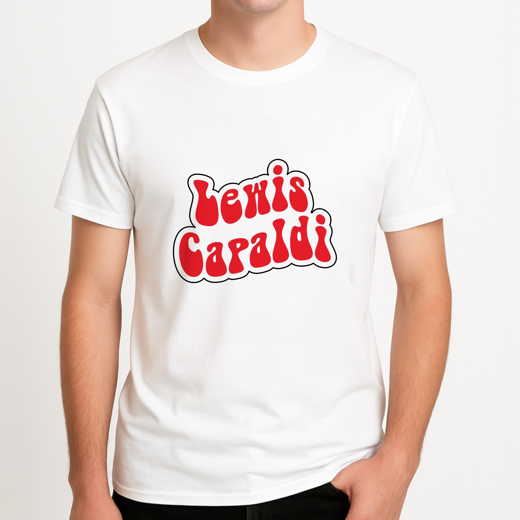Red Name - Lewis Capaldi Men's T-Shirt