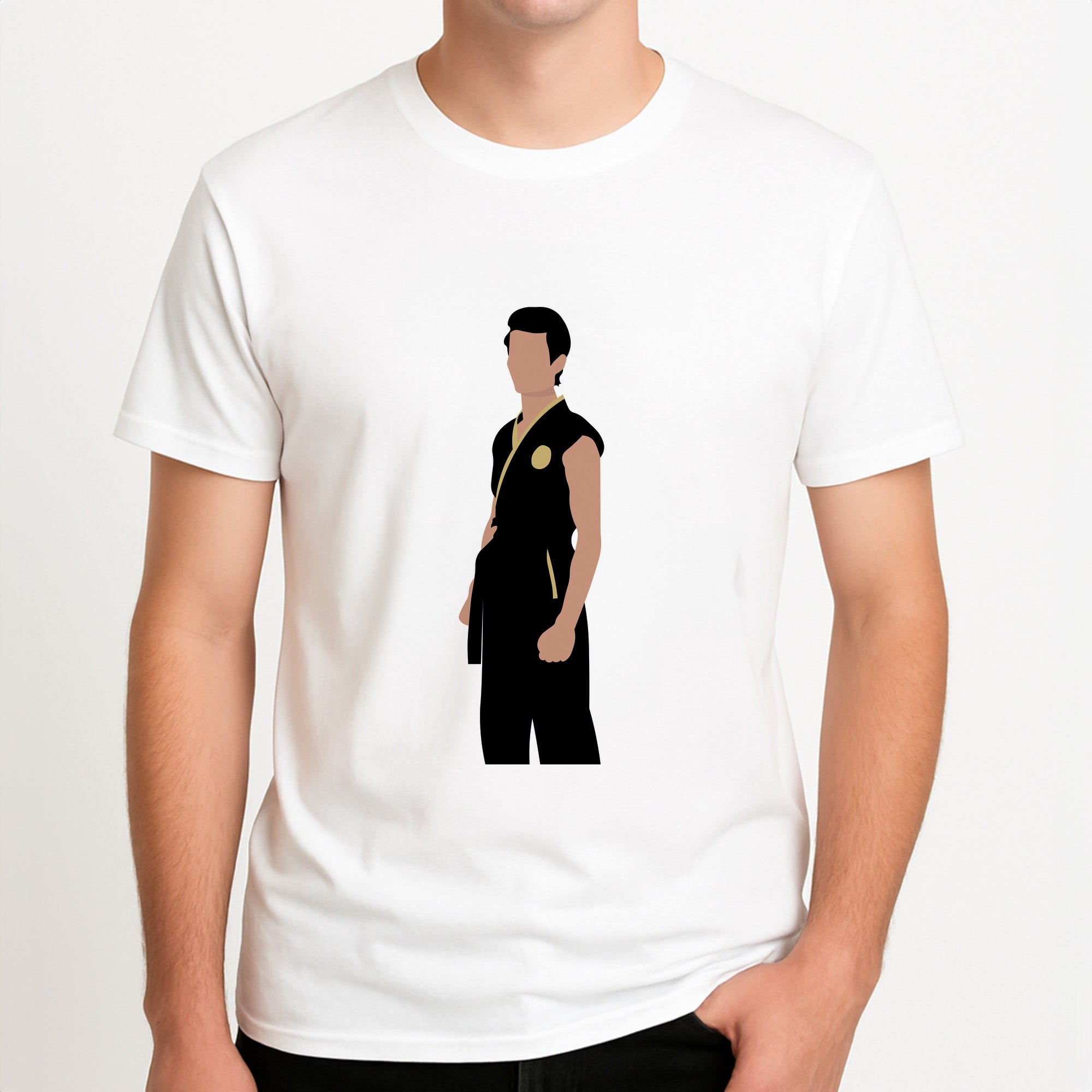 Miguel Diaz - C Kai Unisex T-Shirt, worn by a male model.