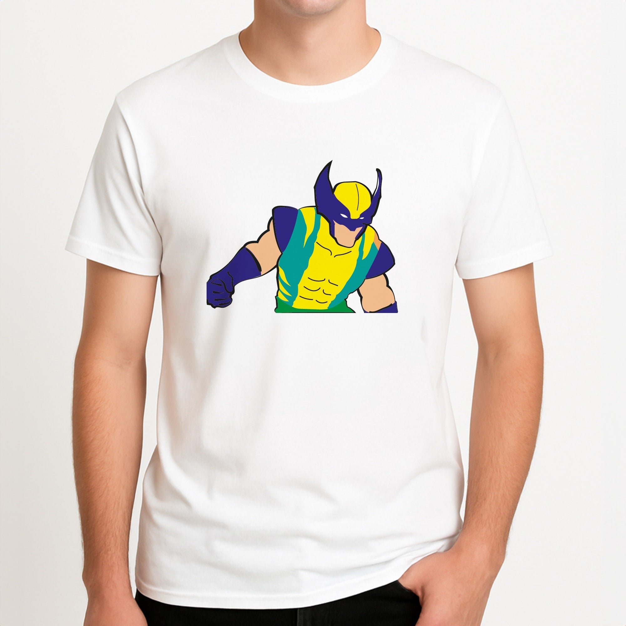 Ferocious Claw Unisex T-Shirt, worn by a male model.