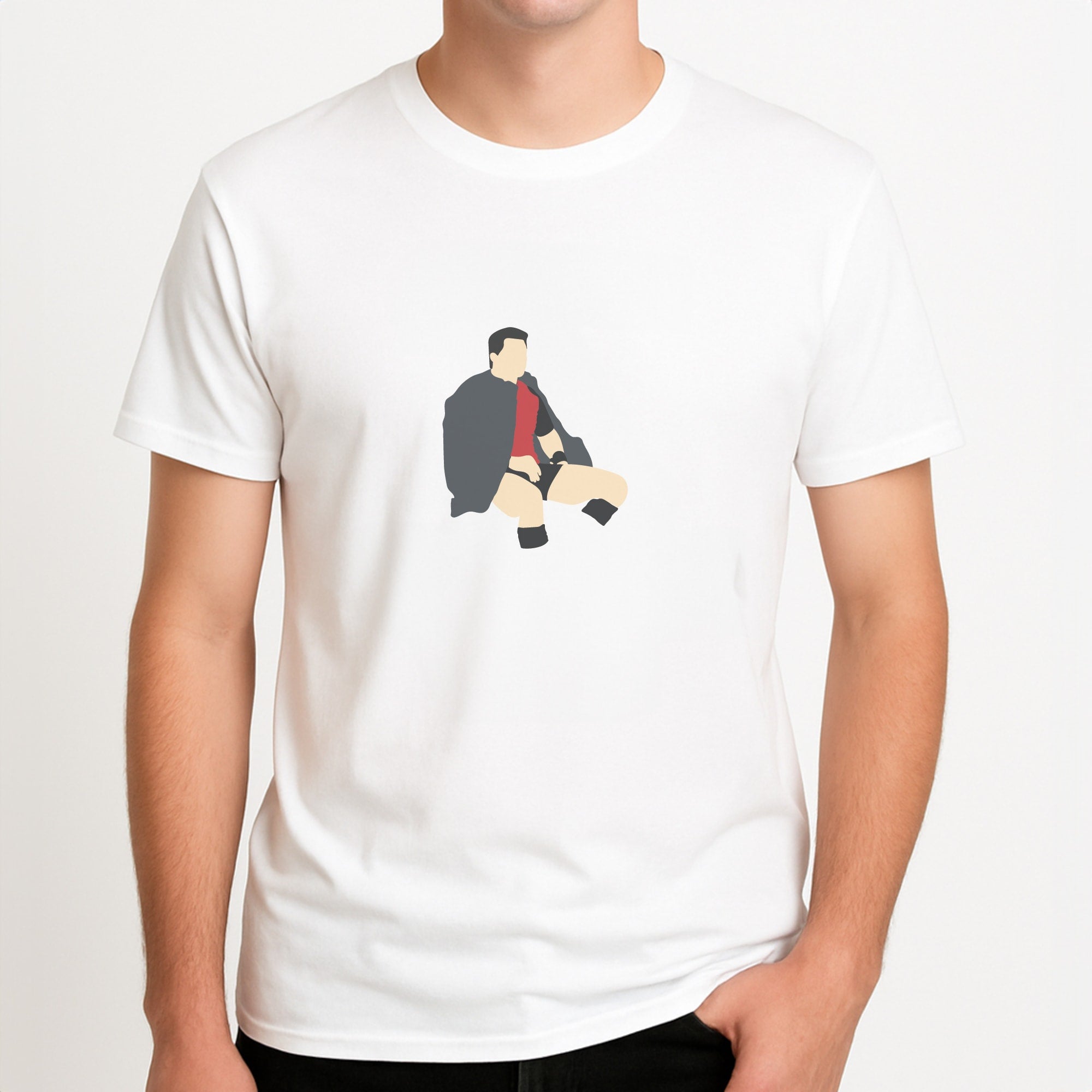 Richie McCaw - Rugby Unisex T-Shirt, worn by a male model.
