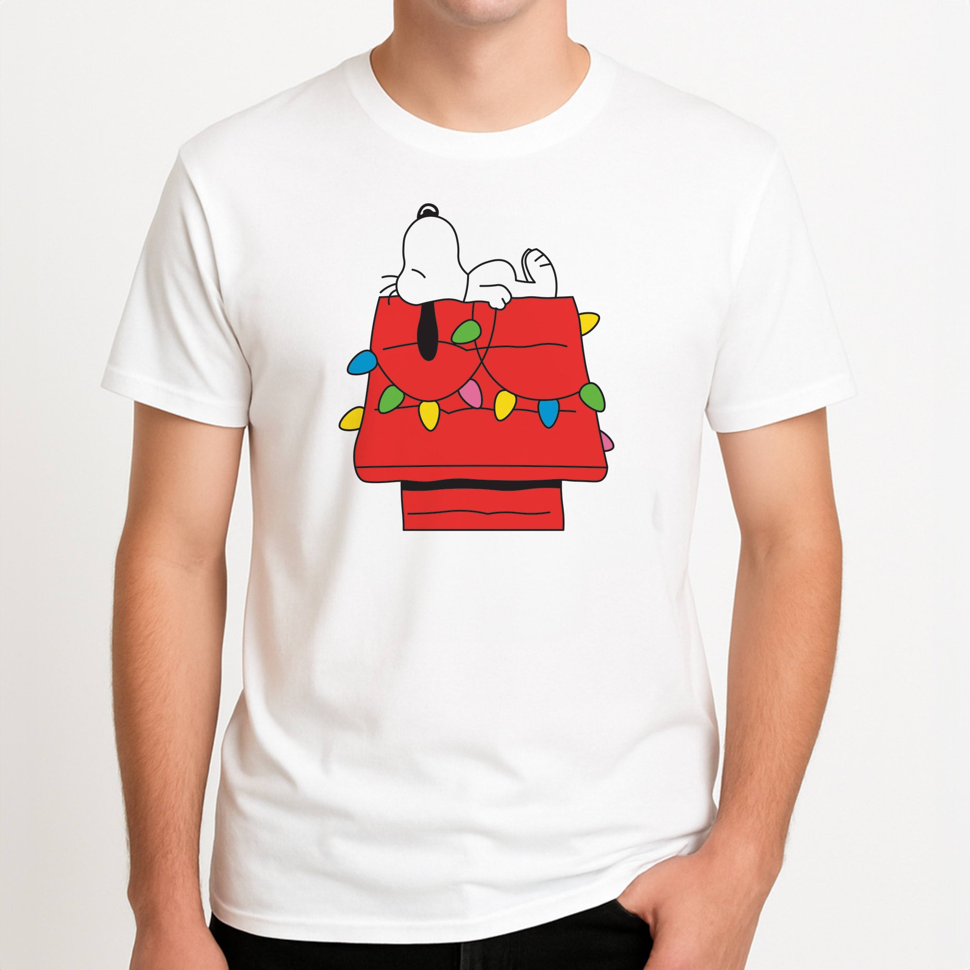 Cartoon Beagle Fairylights T-Shirt